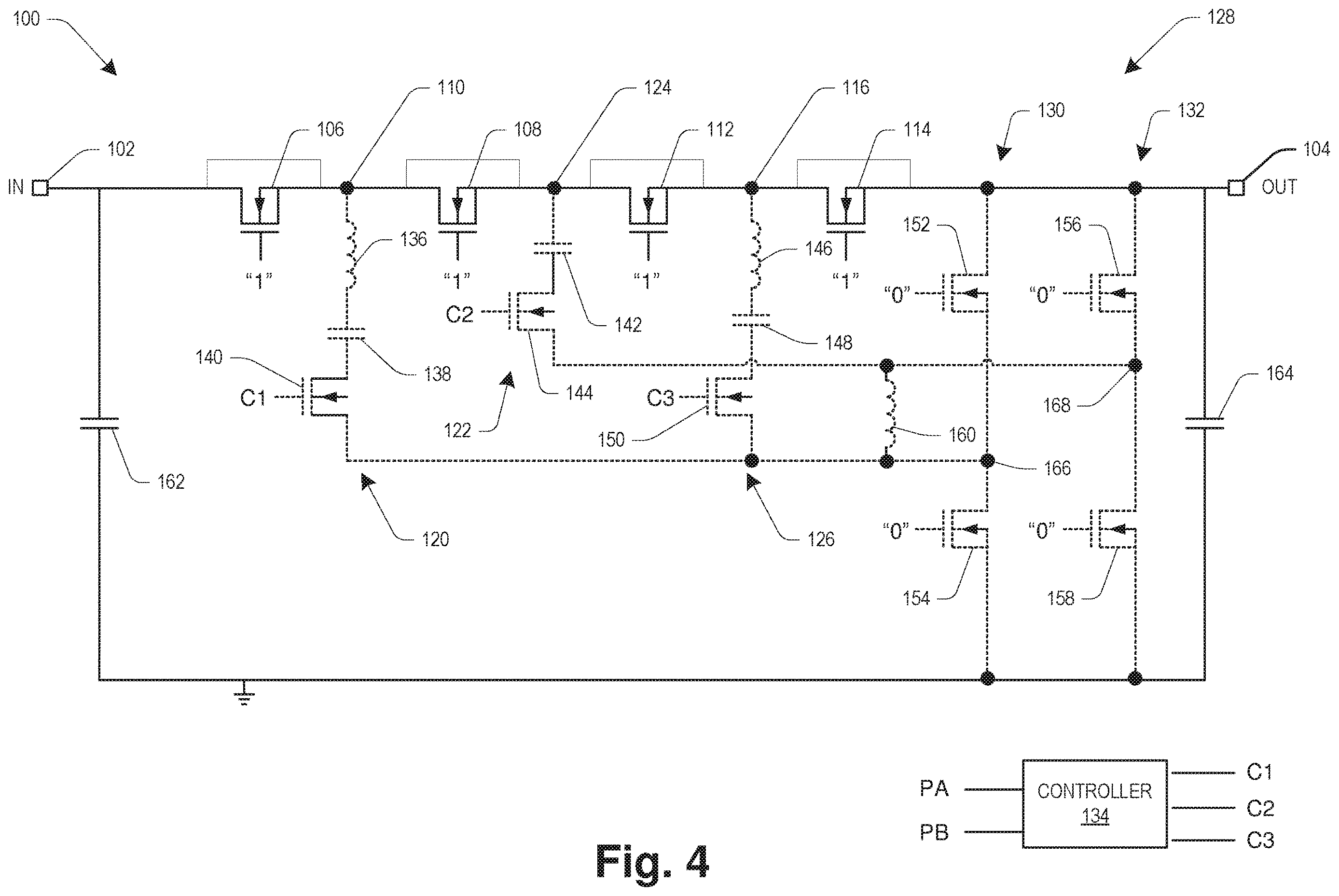 Patent US12614978 Figure 4 – Capacitor converter