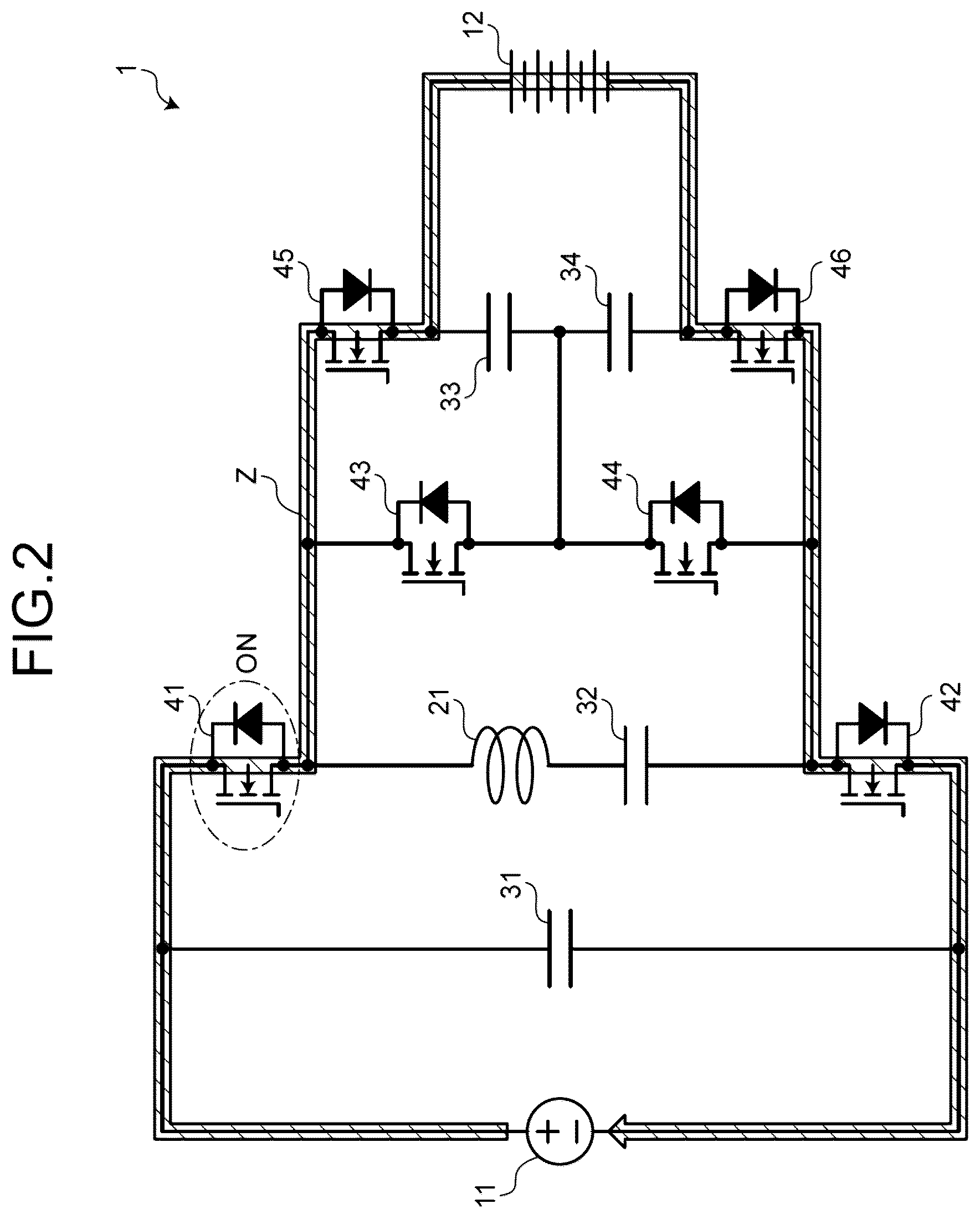 Patent US12614980 Figure 2 – Charge pump circuit