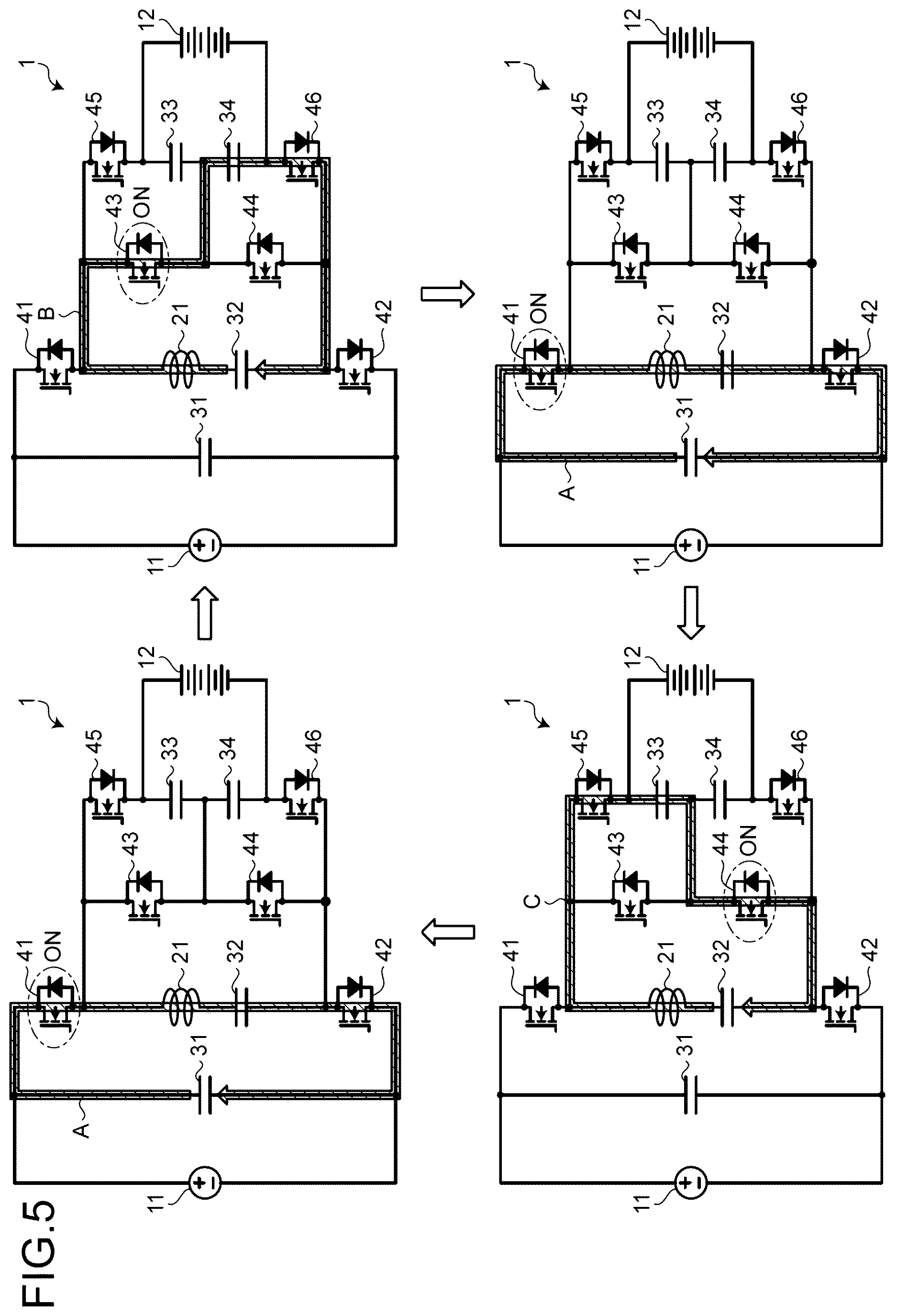 Patent US12614980 Figure 5 – Charge pump circuit