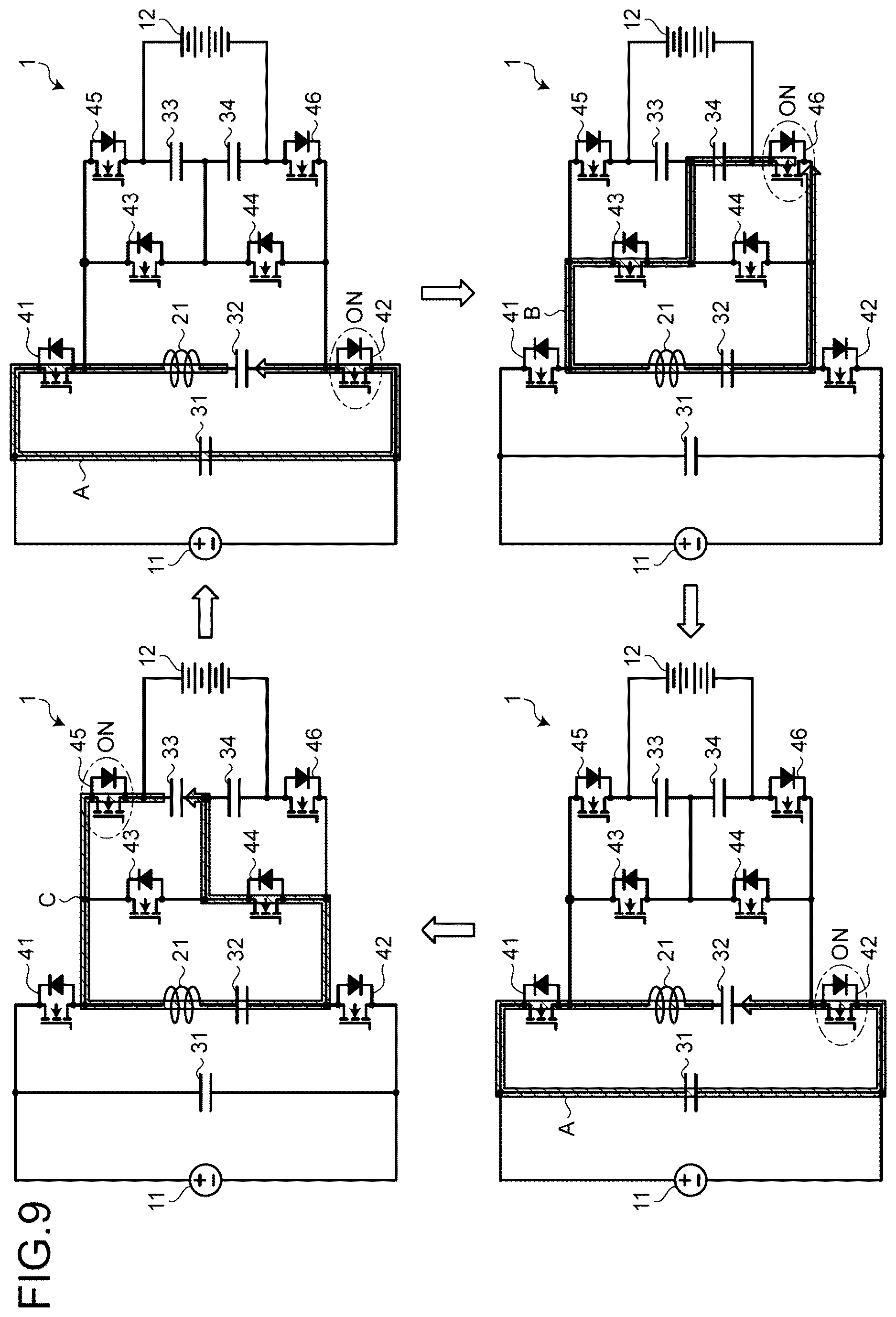 Patent US12614980 Figure 9 – Charge pump circuit