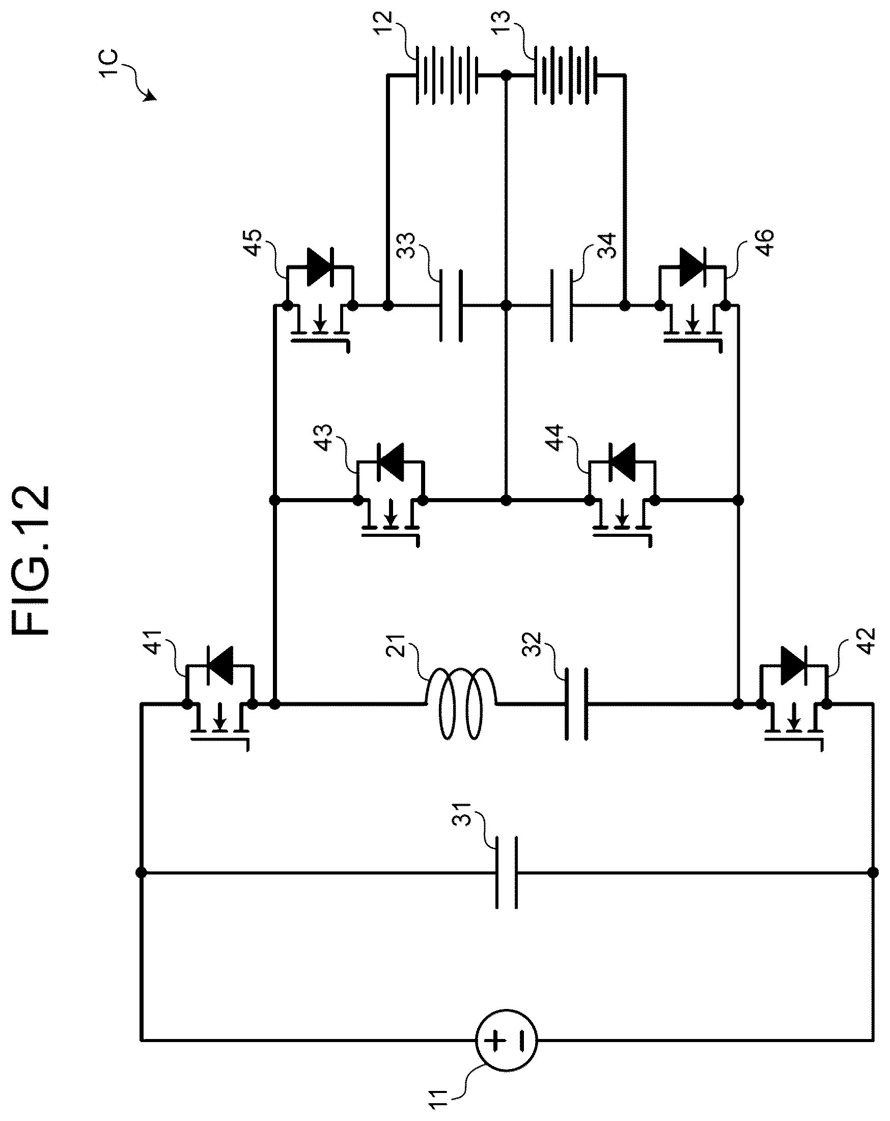 Patent US12614980 Figure 12 – Charge pump circuit