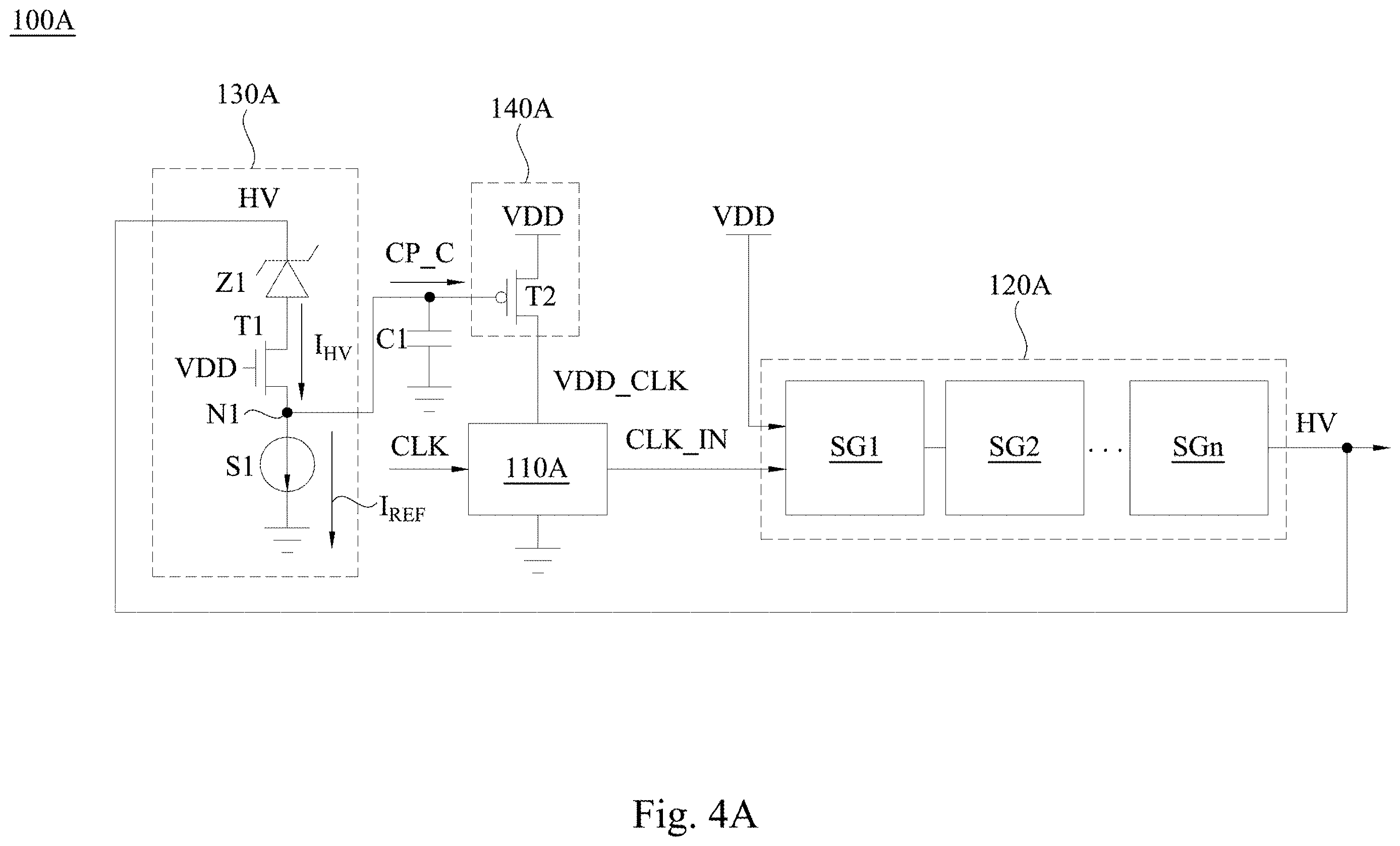 Patent US12614981 Figure 4 – Power supply circuit and dynamic voltage adjustment method