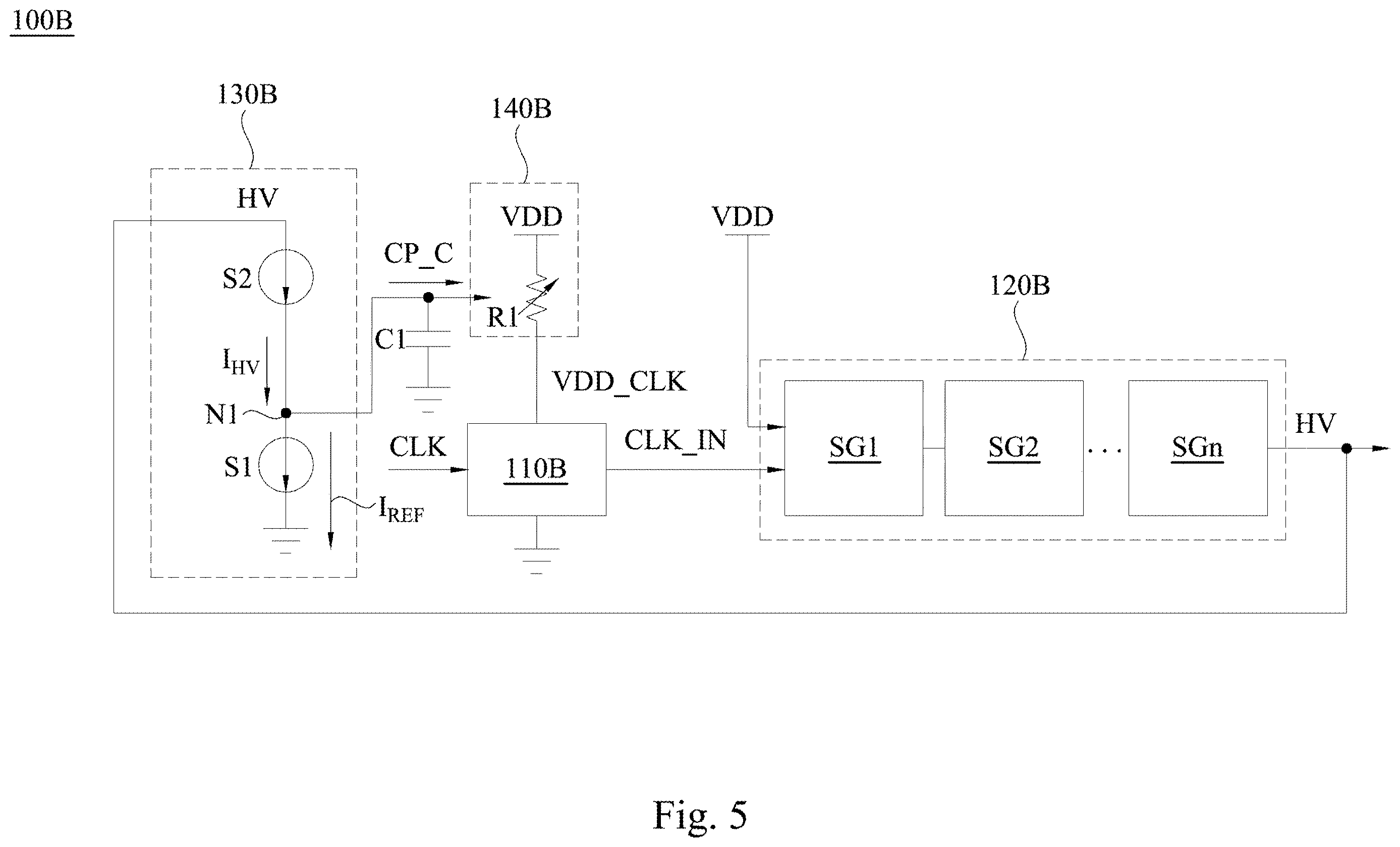 Patent US12614981 Figure 6 – Power supply circuit and dynamic voltage adjustment method