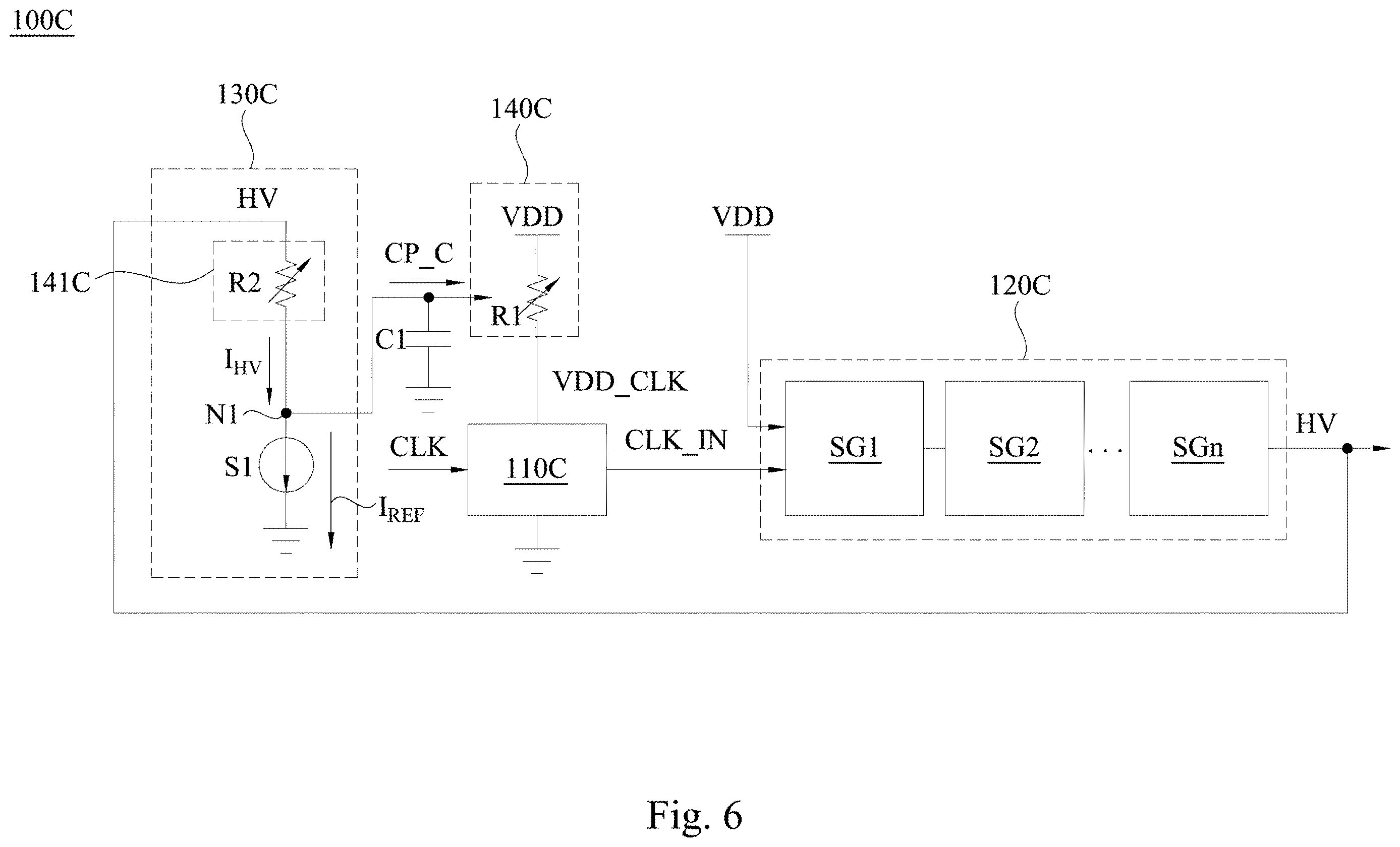 Patent US12614981 Figure 7 – Power supply circuit and dynamic voltage adjustment method