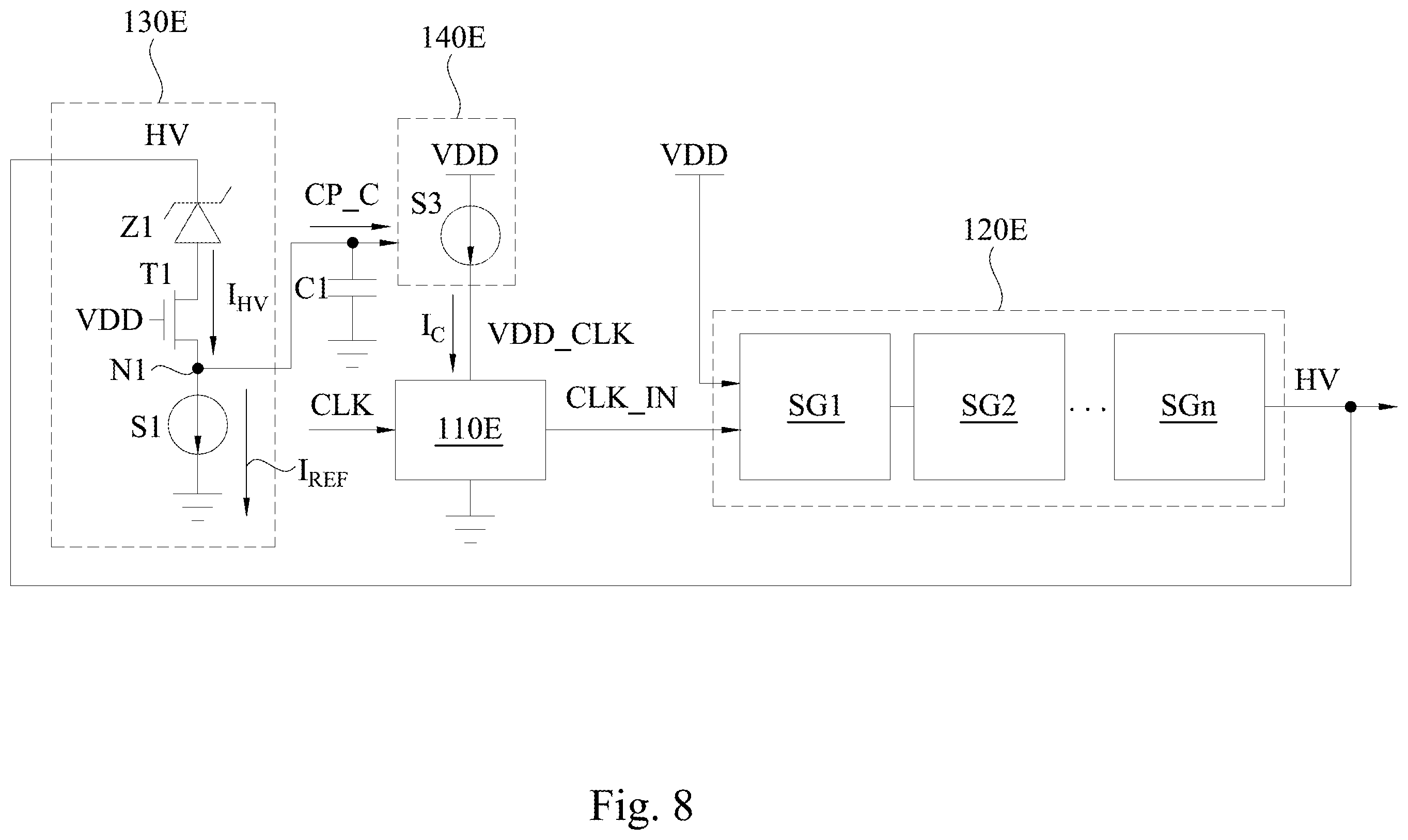 Patent US12614981 Figure 9 – Power supply circuit and dynamic voltage adjustment method