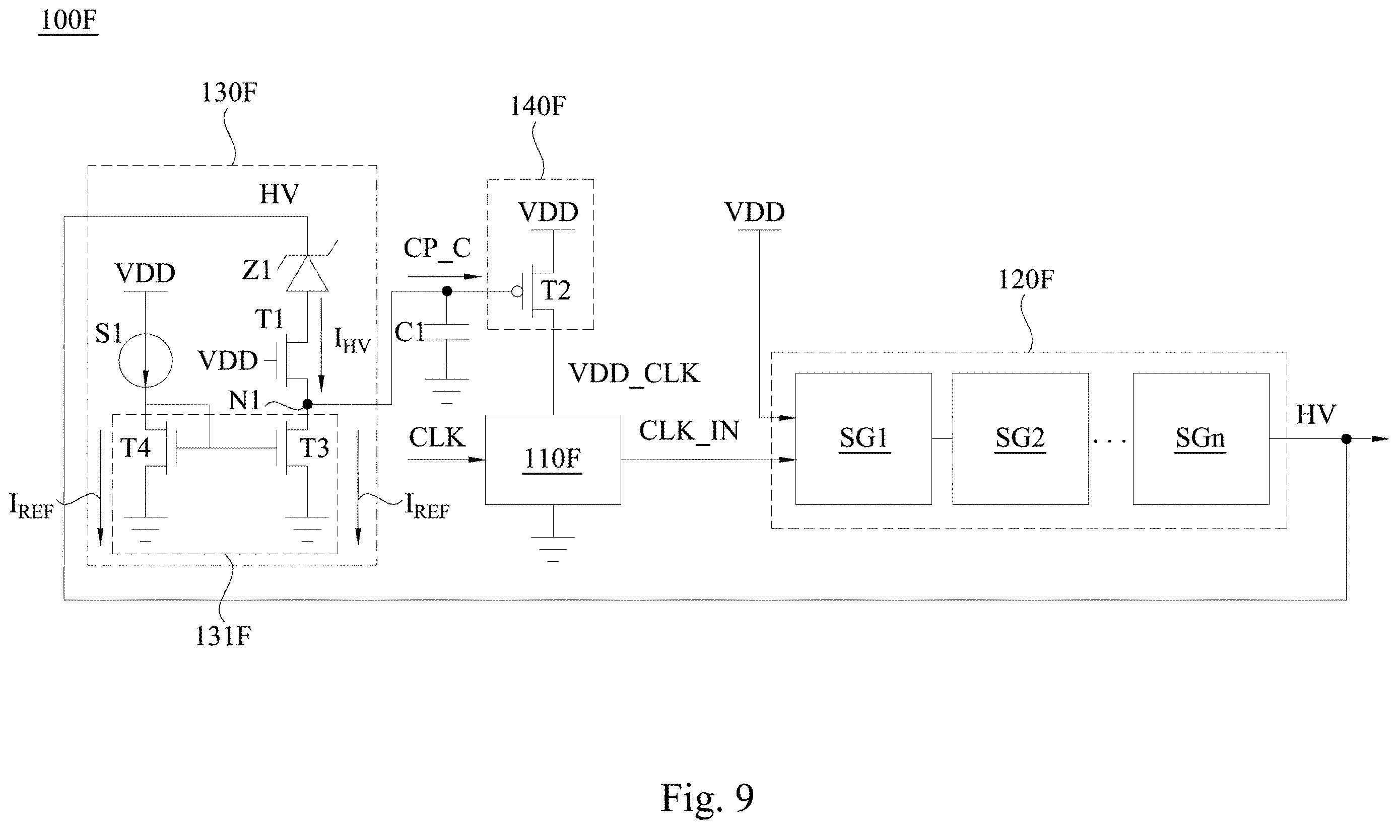 Patent US12614981 Figure 10 – Power supply circuit and dynamic voltage adjustment method