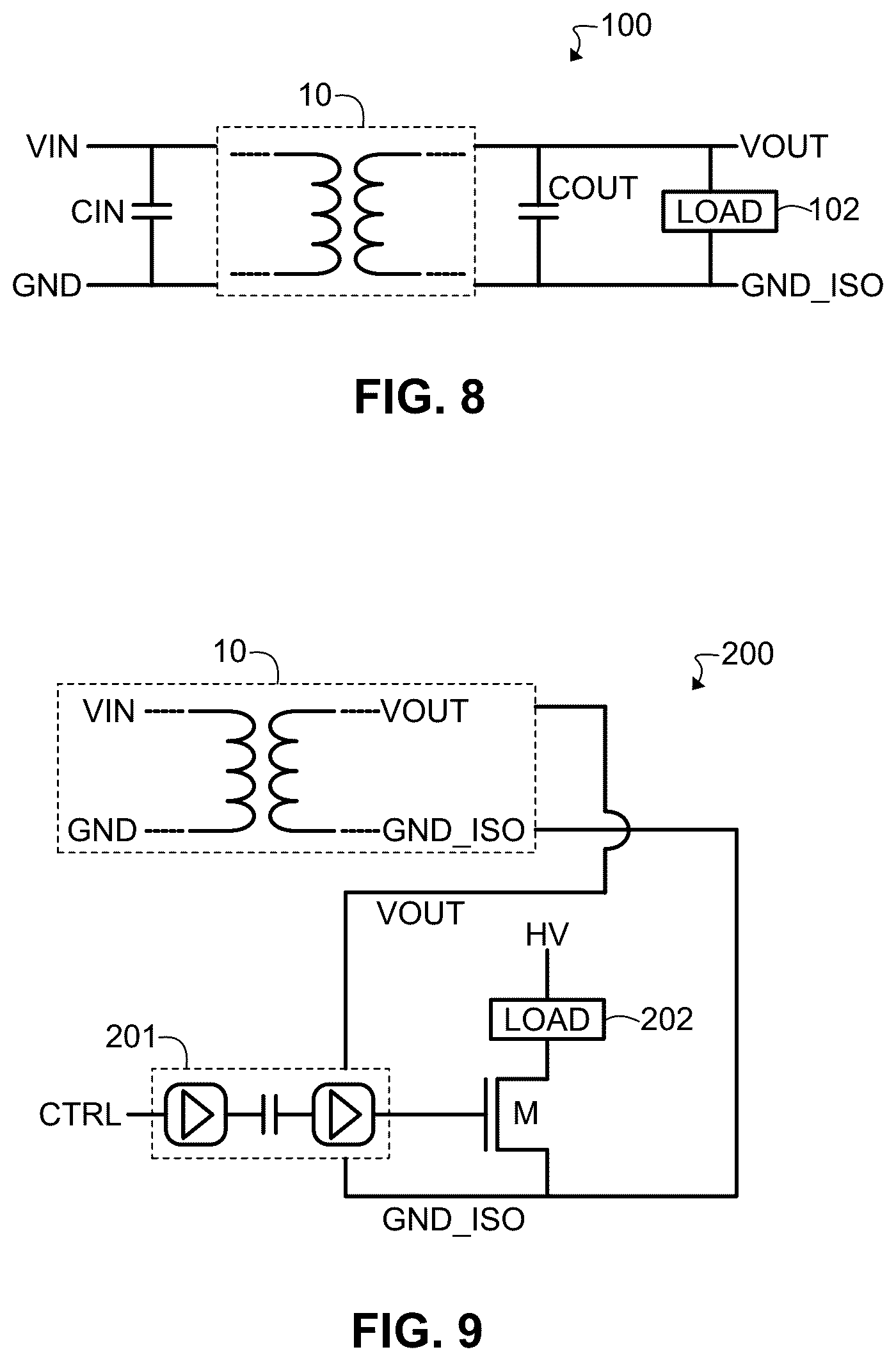 Patent US12614984 Figure 5 – Data communication for galvanic isolated DC-DC converter on fully integrated architecture with coreless transformer