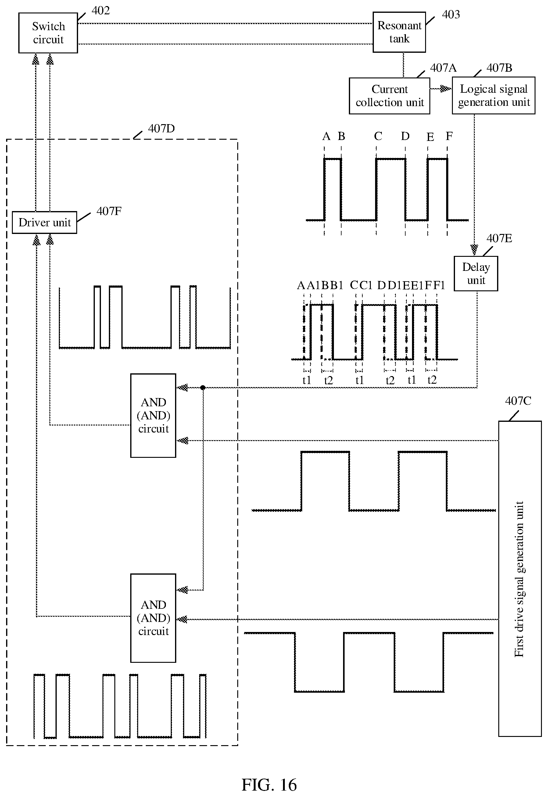 Patent US12614985 Figure 16 – LLC converter, control circuit, soft start method, apparatus, and chip