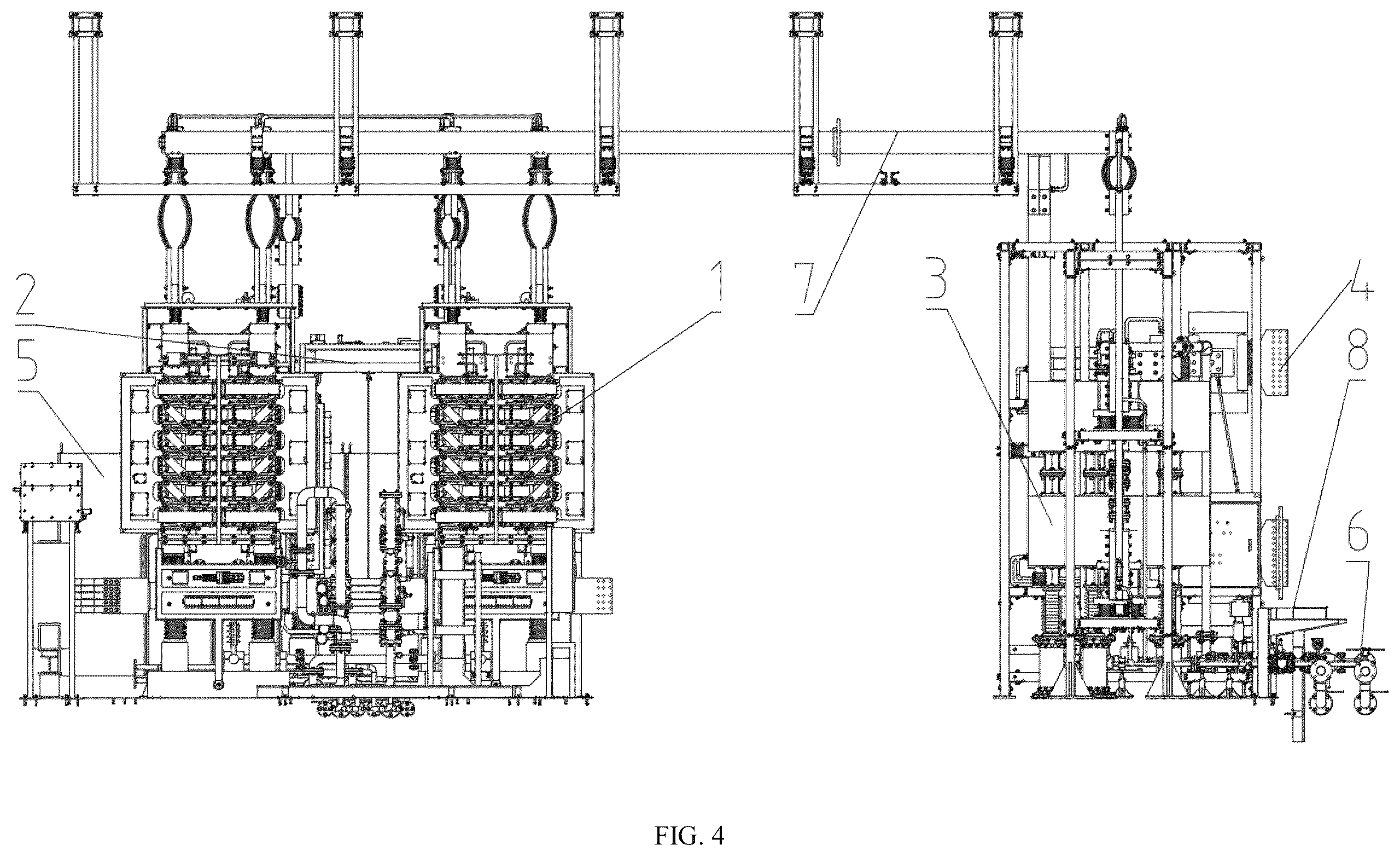Patent US12614990 Figure 4 – High-power four-quadrant converter system