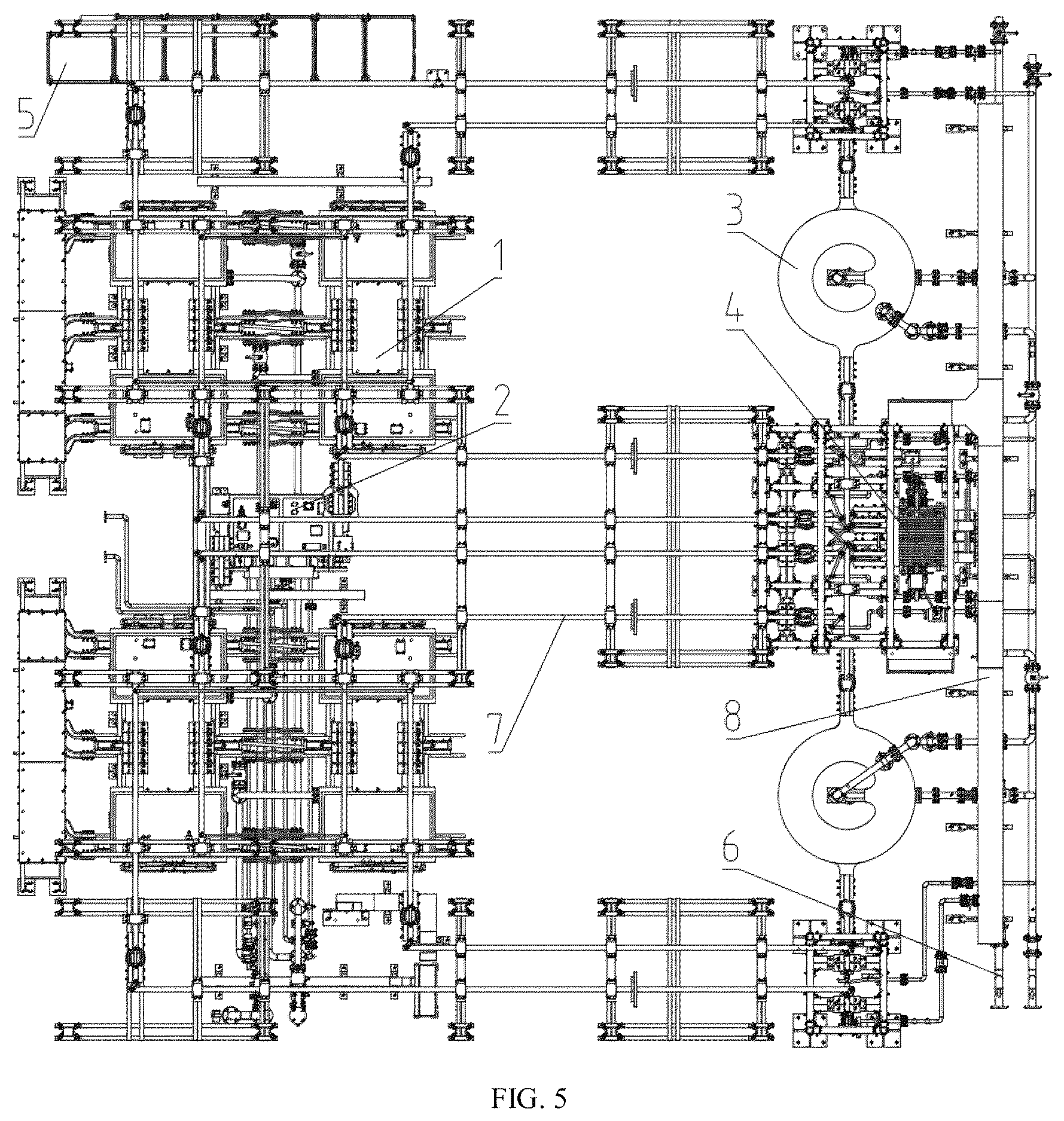 Patent US12614990 Figure 5 – High-power four-quadrant converter system