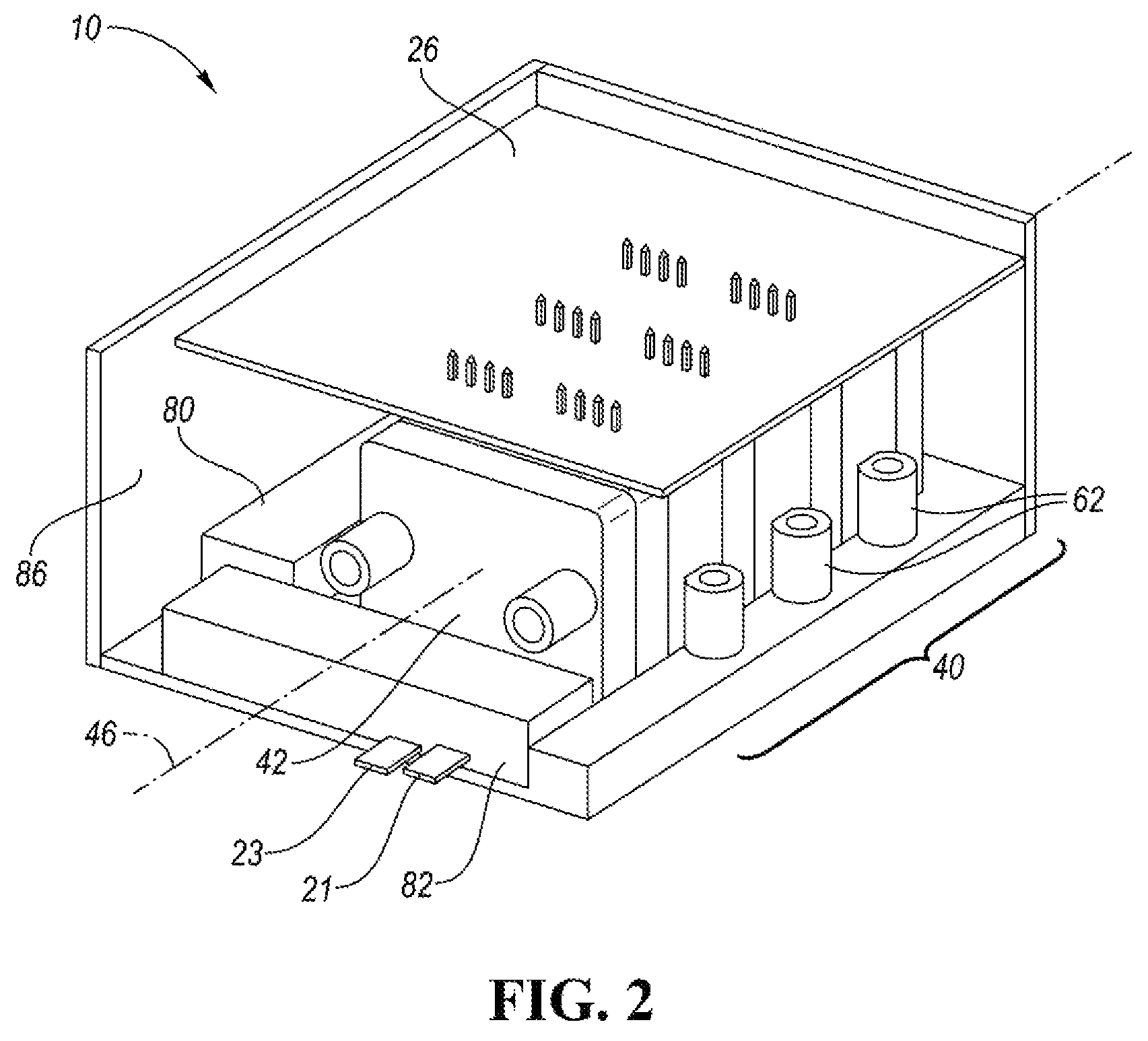 Patent US12615000 Figure 2 – Power supply device for a hybrid or electric vehicle