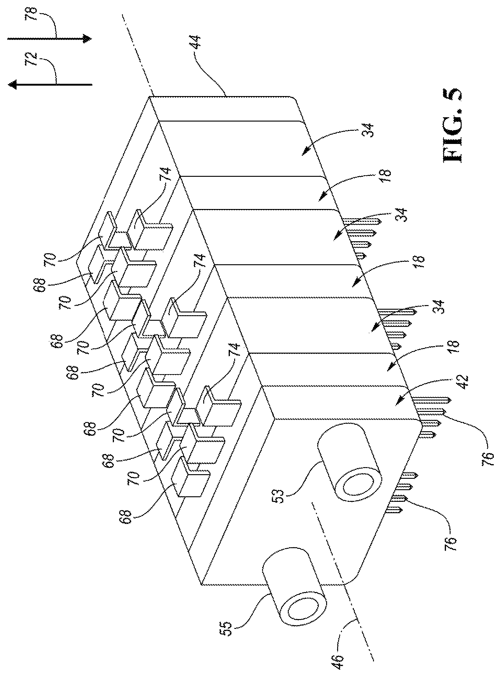 Patent US12615000 Figure 5 – Power supply device for a hybrid or electric vehicle