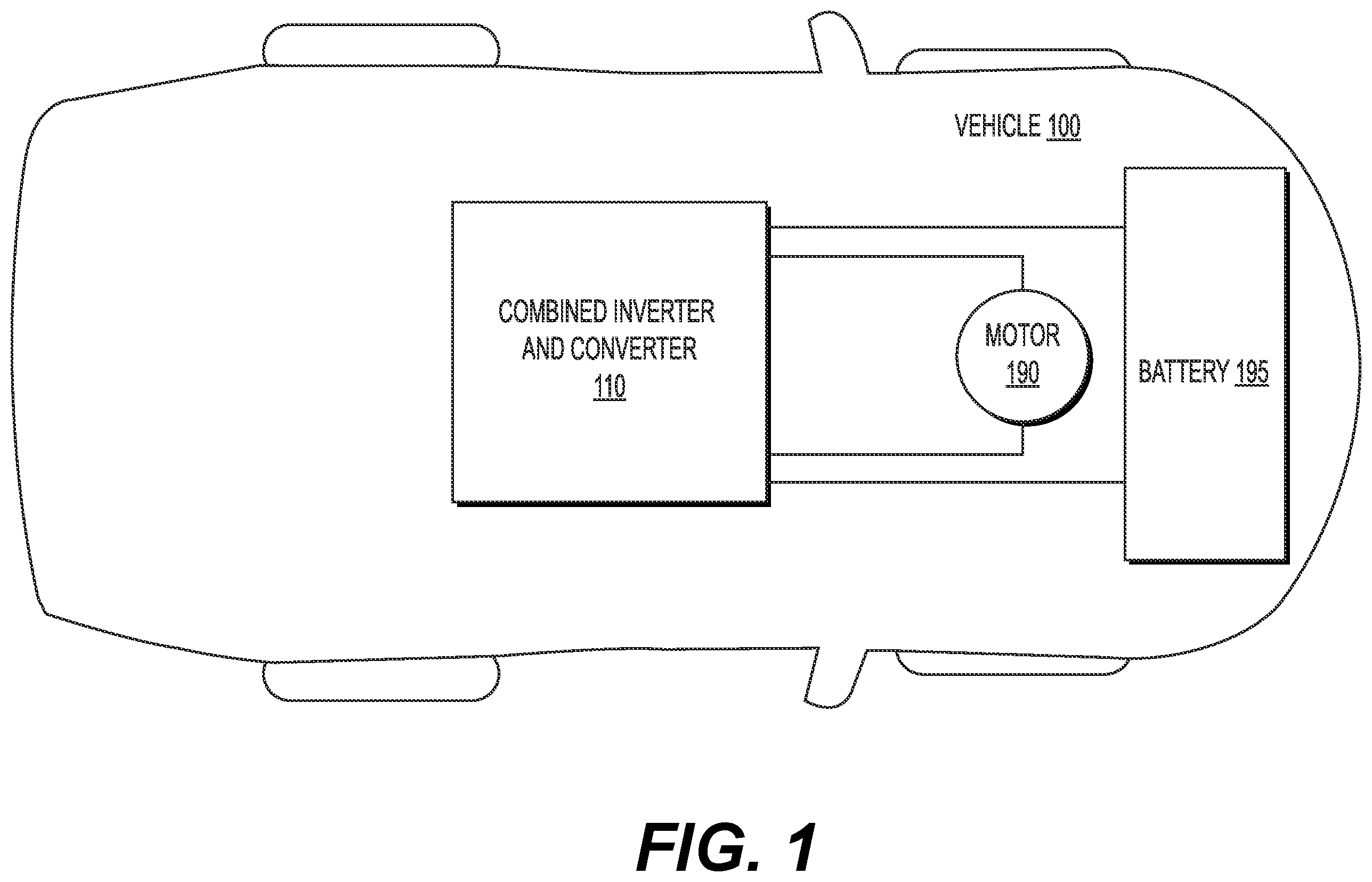 Patent US12615001 — Systems for low inductance full bridge power module for inverter — Figure 1