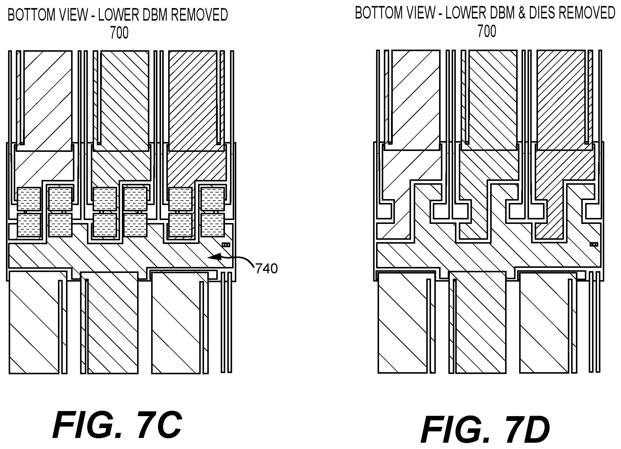 Patent US12615001 Figure 8 – Systems for low inductance full bridge power module for inverter