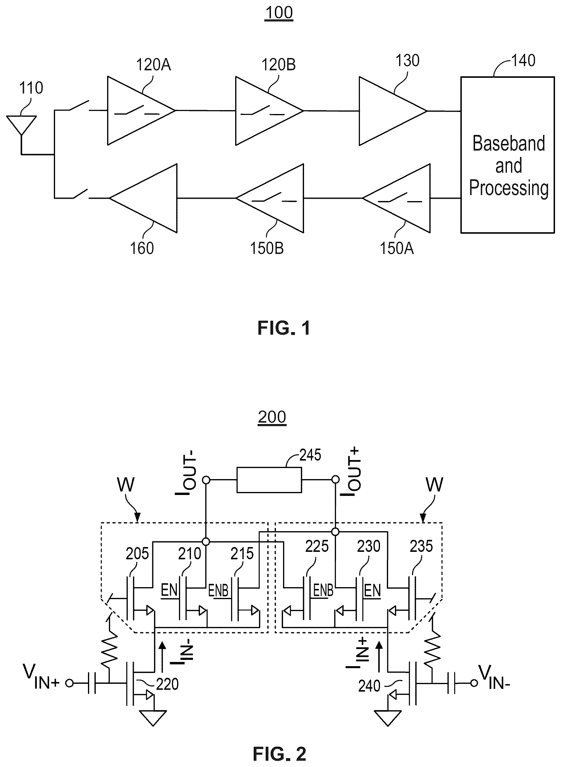 Patent US12615021 Figure 1 – High speed RF switch method employing differential current cancellation