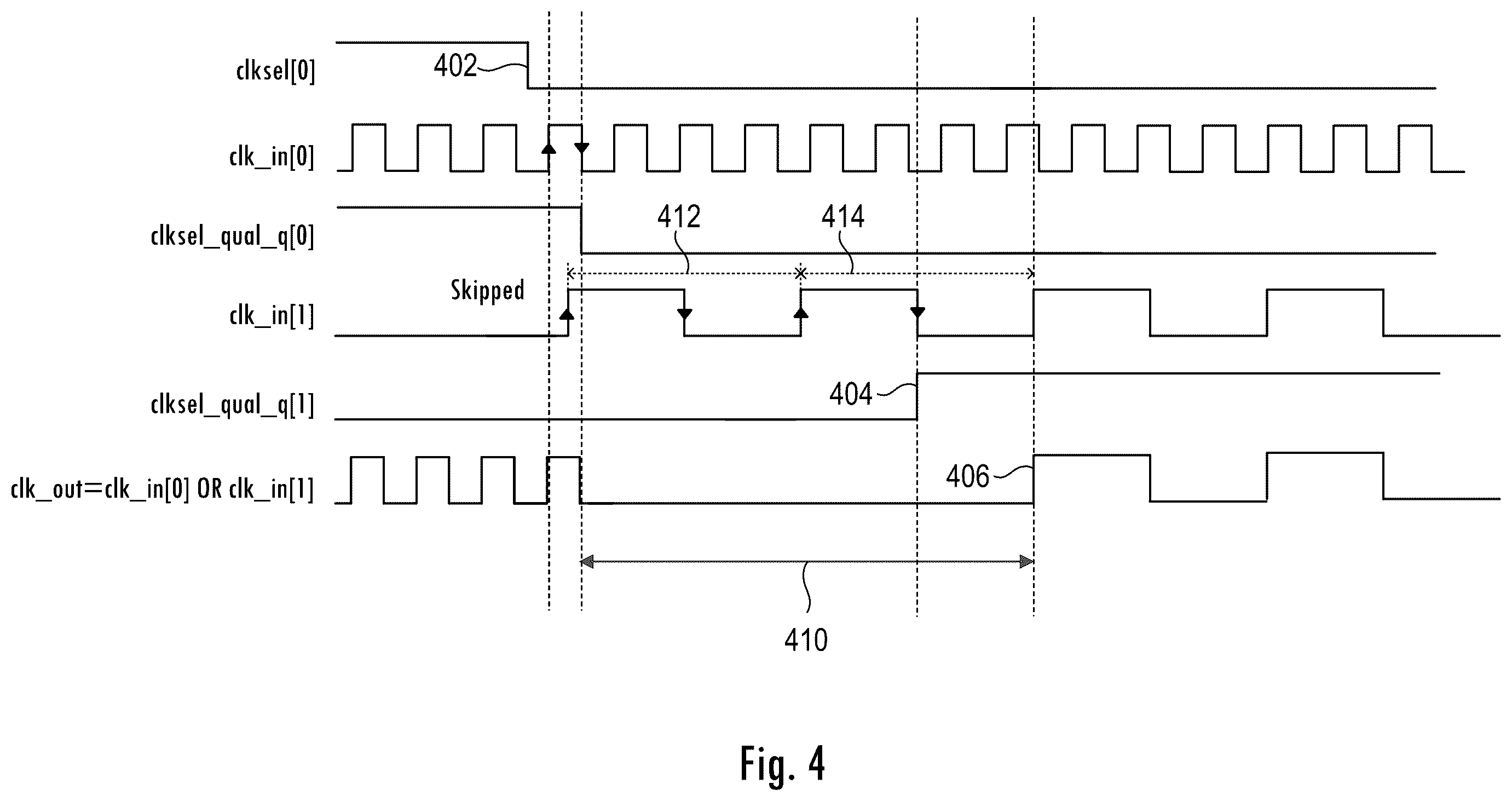 Patent US12615036 Figure 3 – Fast clock switching deglitch circuit