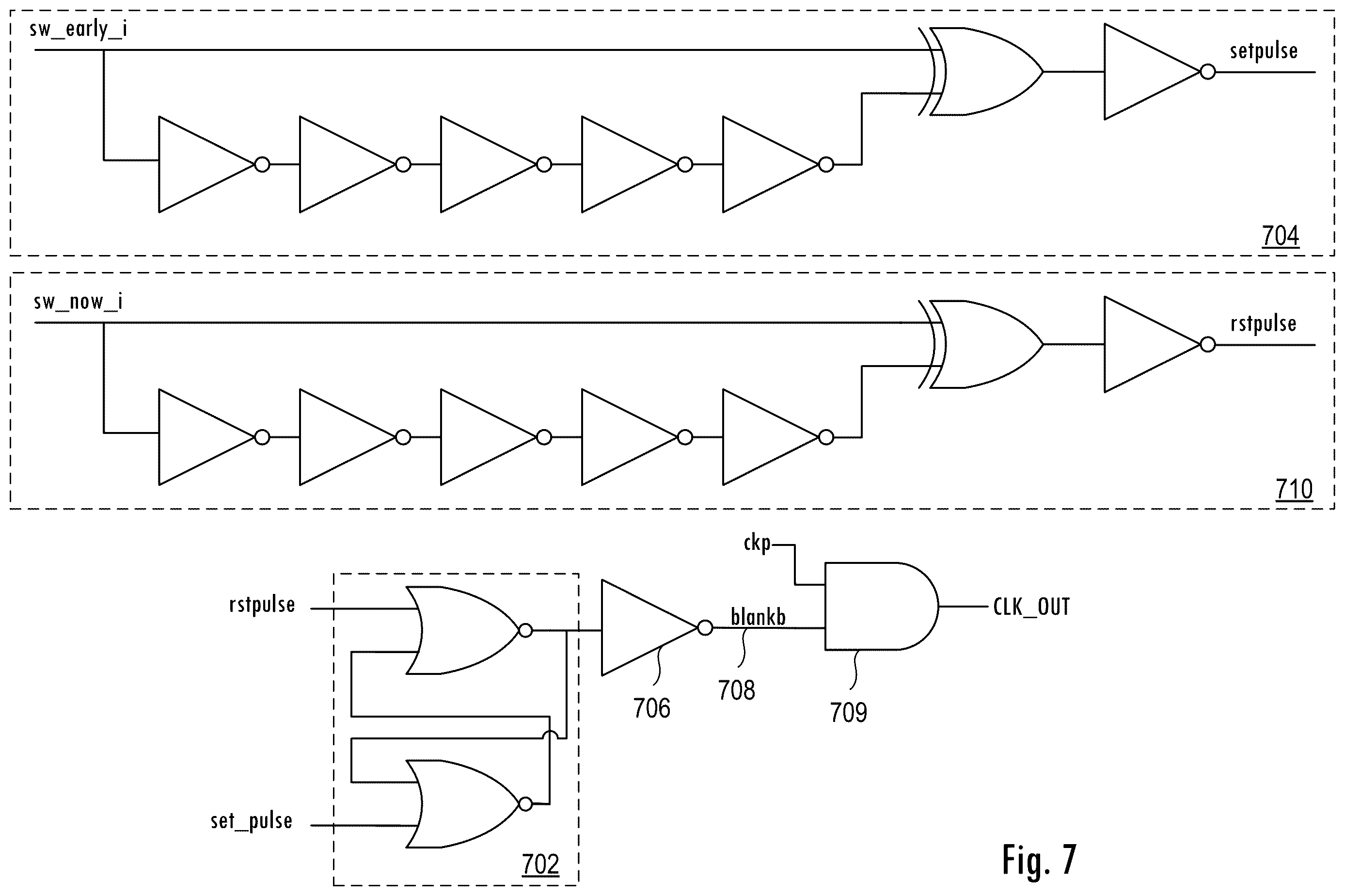 Patent US12615036 Figure 6 – Fast clock switching deglitch circuit