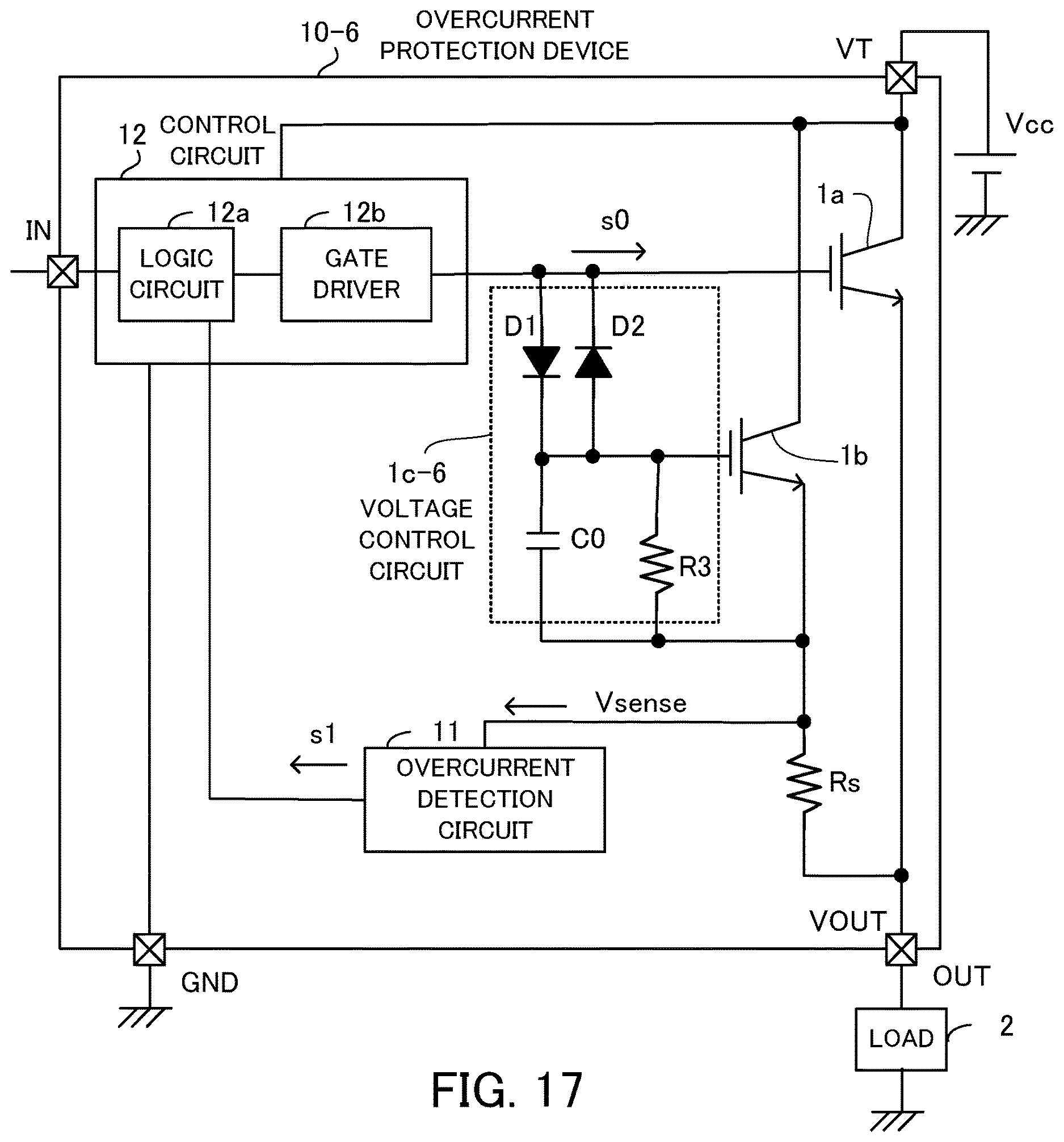 Patent US12615043 Figure 17 – Semiconductor device and overcurrent protection device