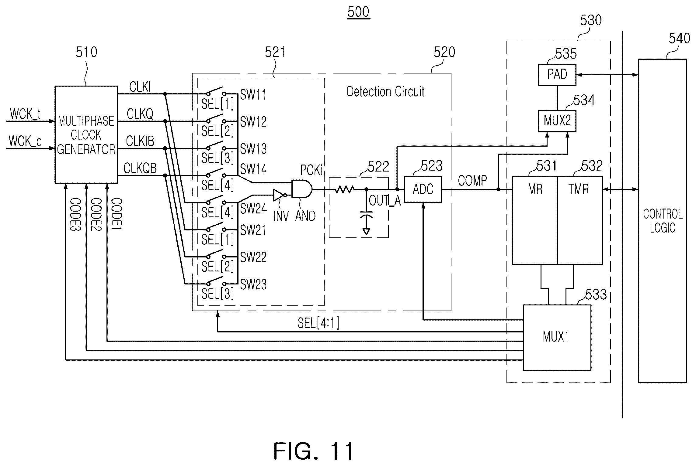 Patent US12615050 Figure 11 – Semiconductor device