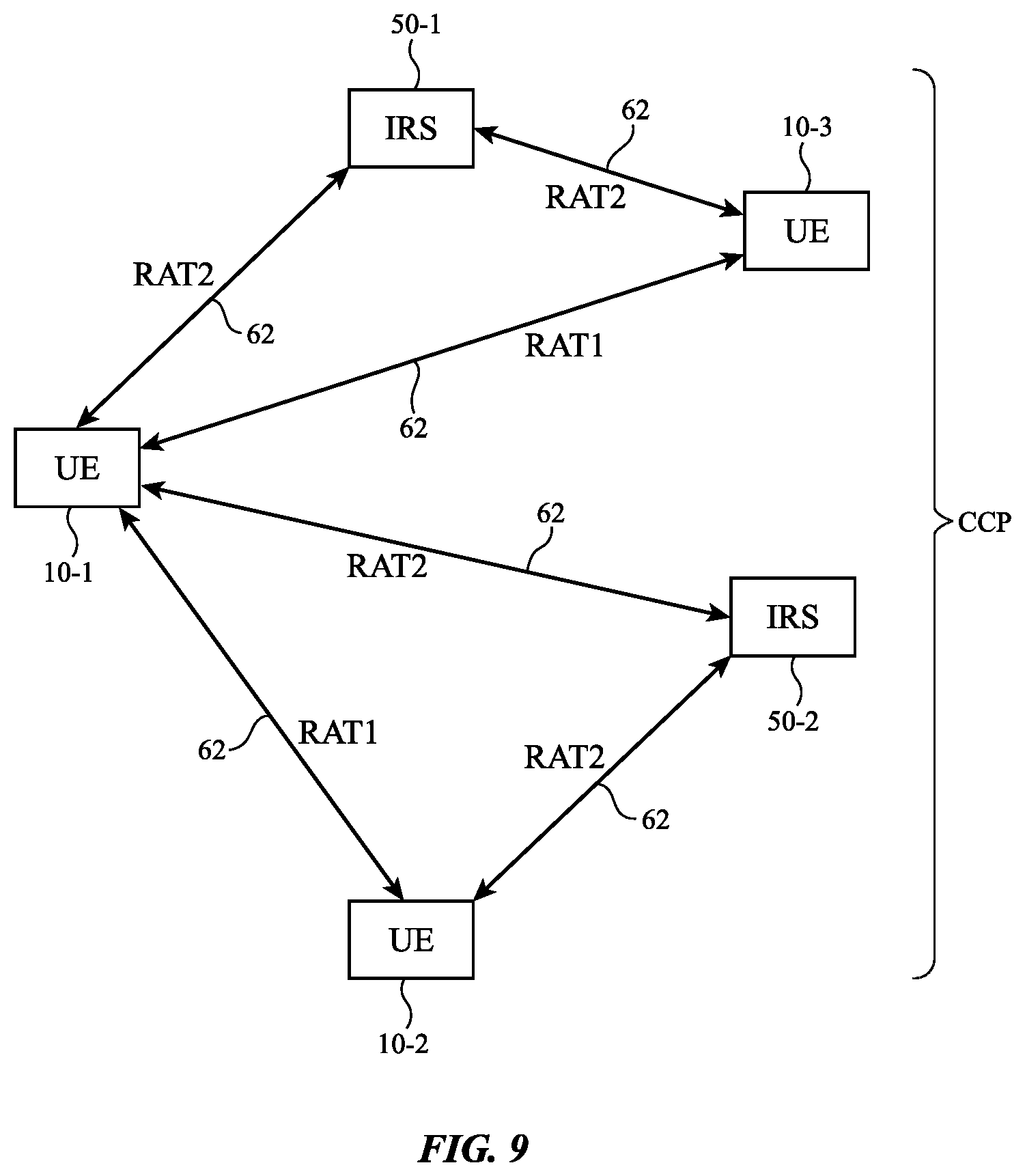 Patent US12615075 Figure 9 – Network-independent intelligent reflecting surface