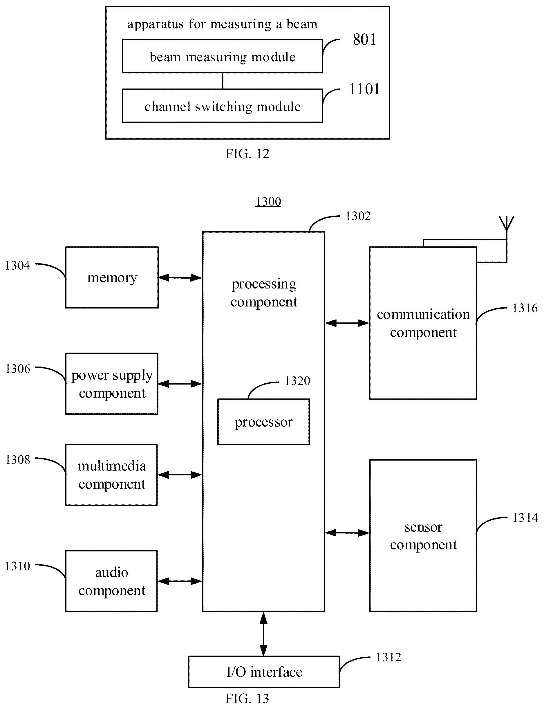 Patent US12615079 Figure 5 – Method and device for measuring a second beam via a second communication channel, in which a frequency domain resource of the second beam is different from a frequency resource of a first beam