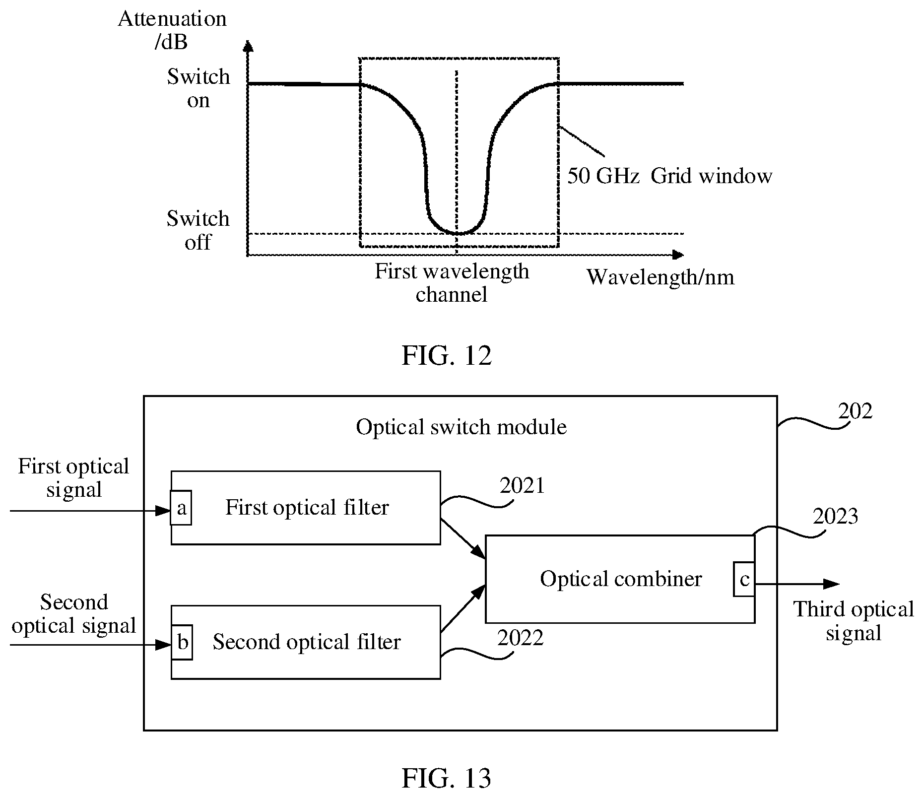Patent US12615085 Figure 6 – Optical signal control method and apparatus, optical transmission node, and optical transmission system