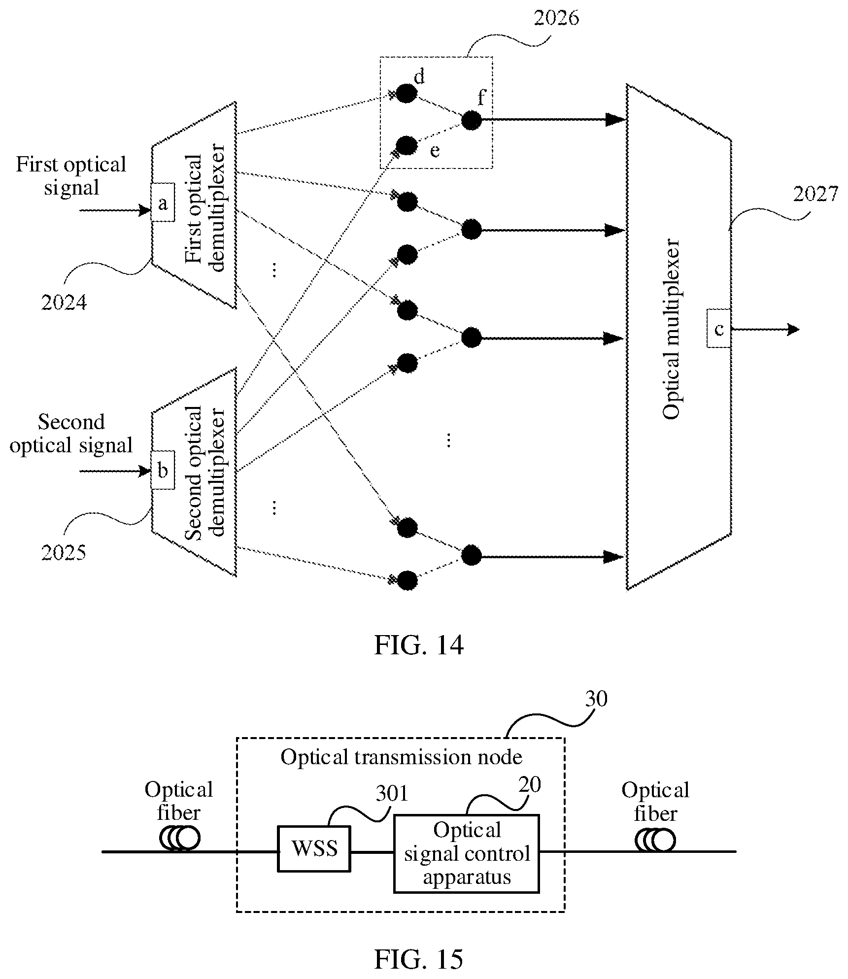 Patent US12615085 Figure 7 – Optical signal control method and apparatus, optical transmission node, and optical transmission system
