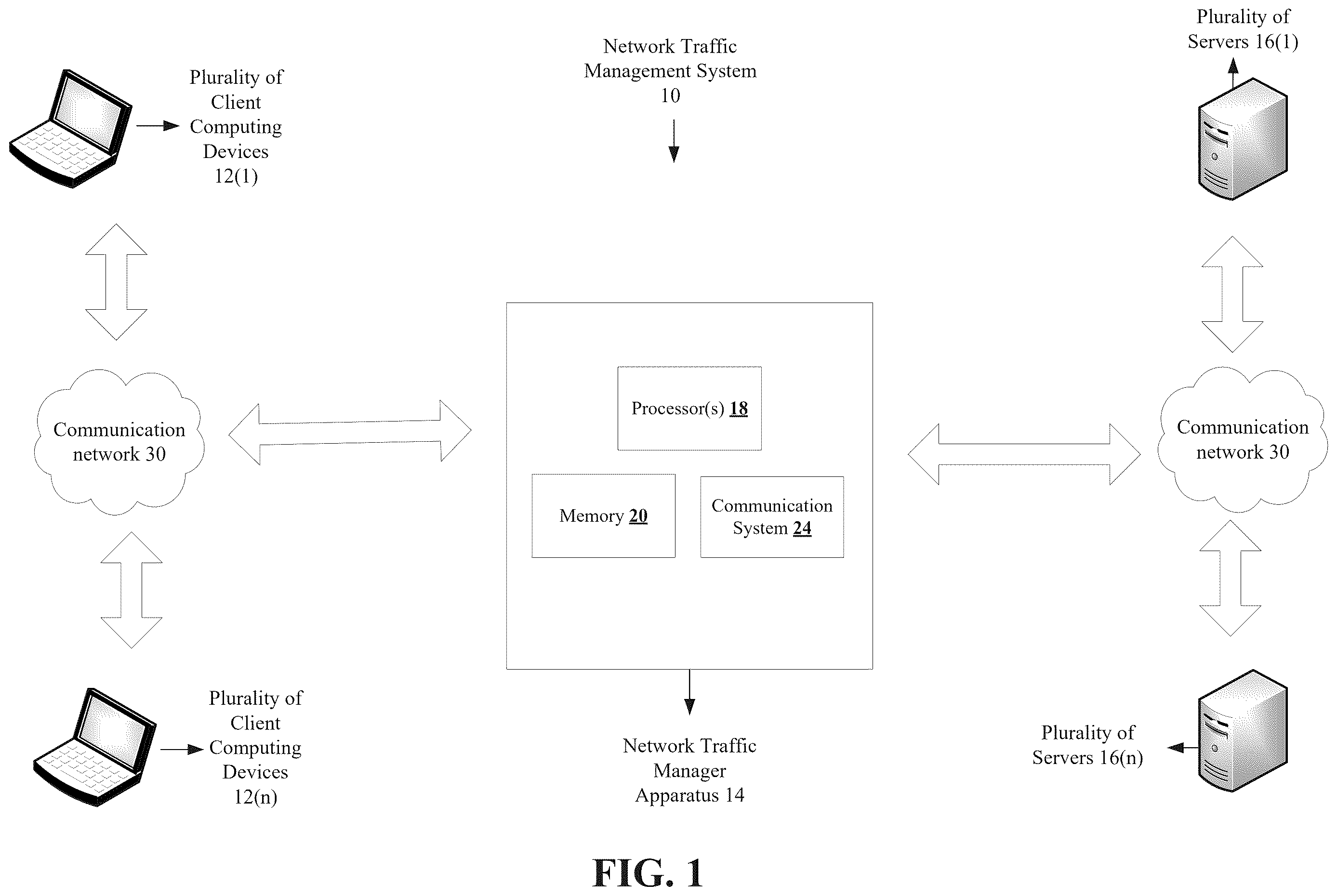 Patent US12615162 — Methods for establishing a connection to a server with a cached certificate and devices thereof — Figure 1