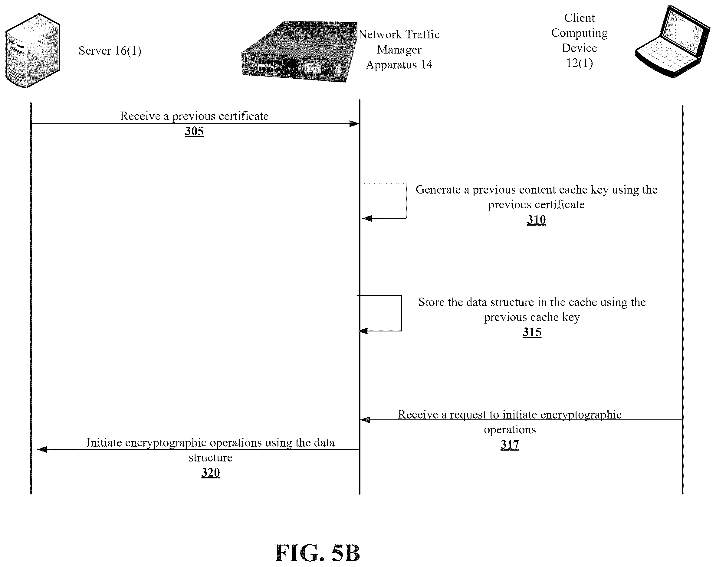 Patent US12615162 Figure 6 – Methods for establishing a connection to a server with a cached certificate and devices thereof