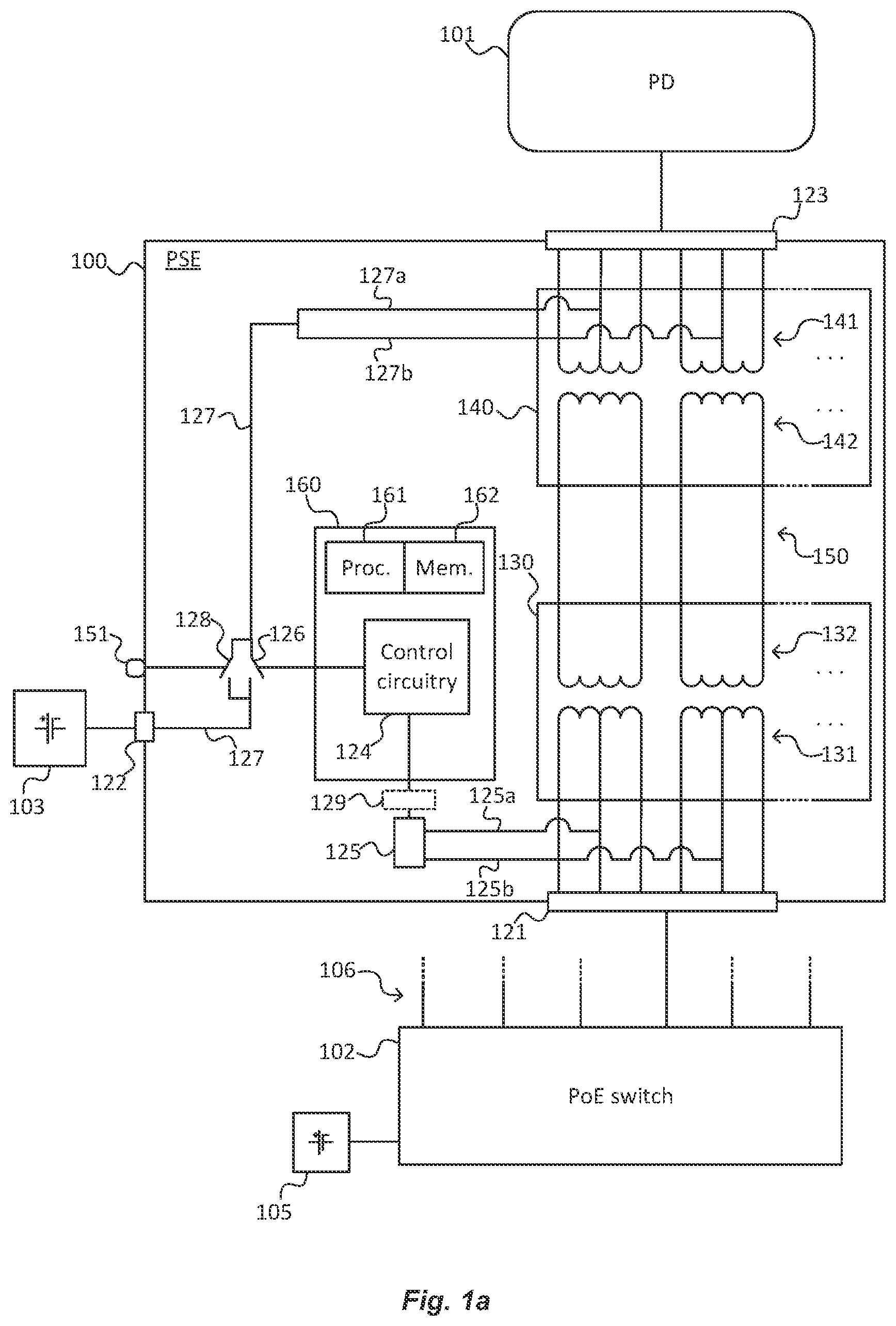 Patent US12615165 Figure 1 – Power sourcing equipment