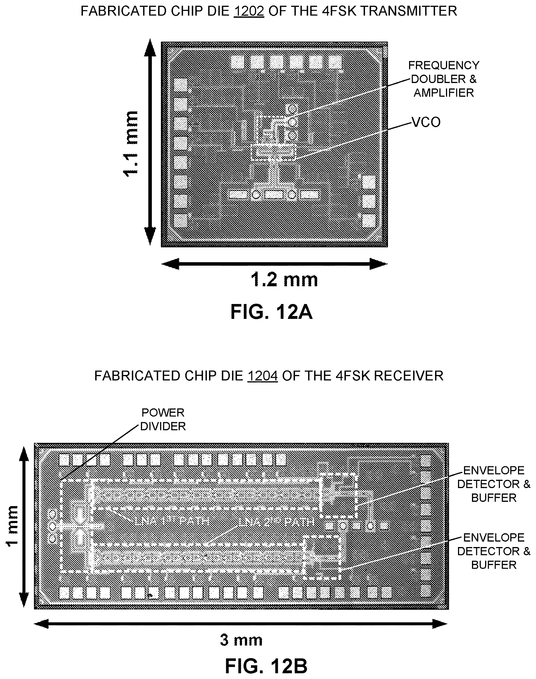 Patent US12615174 Figure 12 – Multi-gigabit per second frequency-shift keying (FSK) transceiver