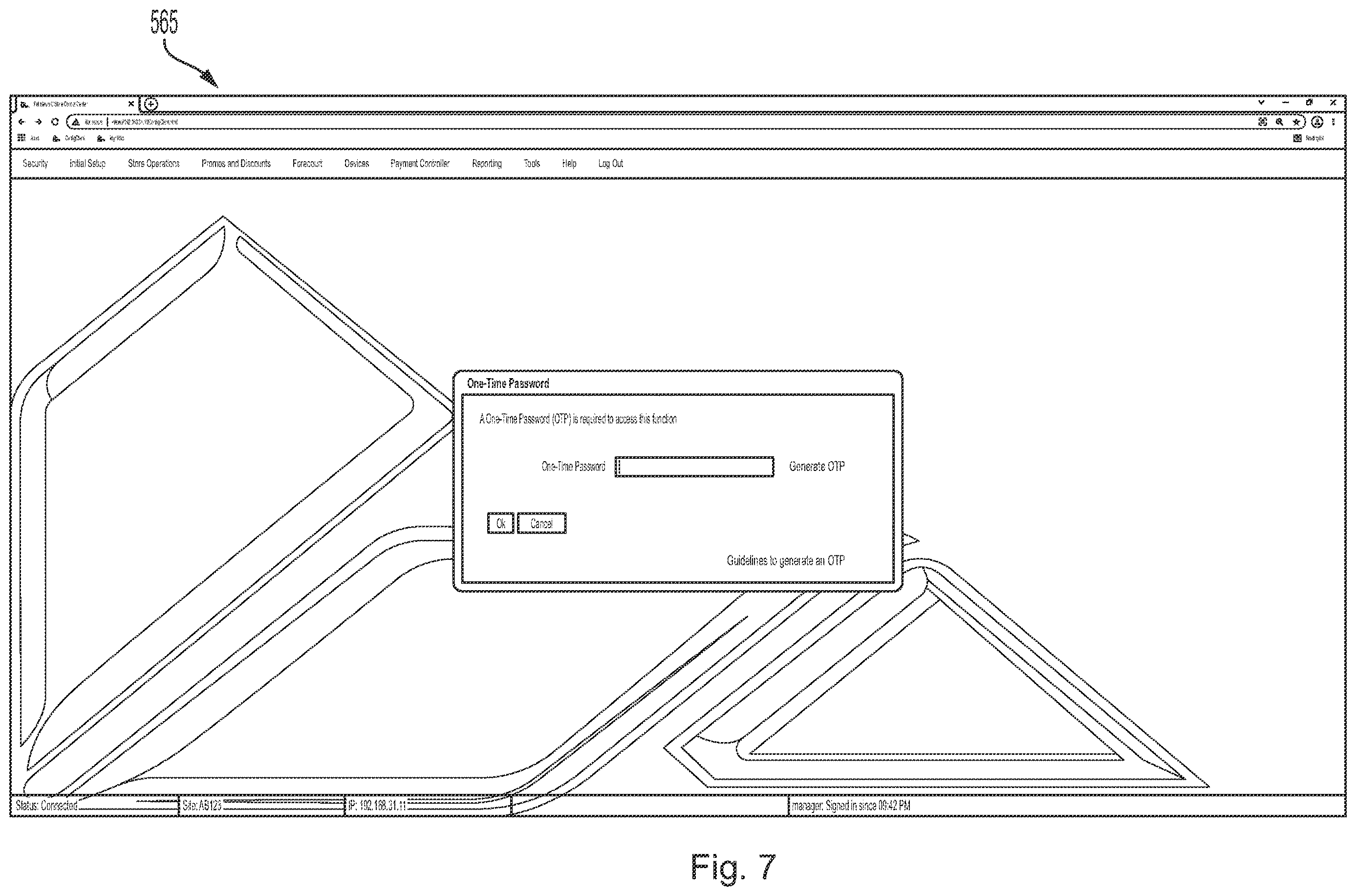 Patent US12615248 Figure 7 – Systems and methods for pairing site controller to point-of-sale devices