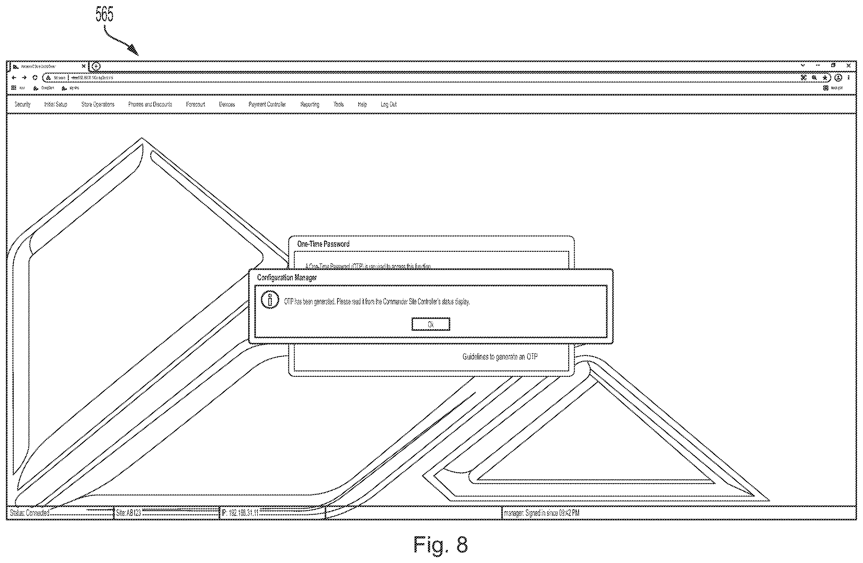 Patent US12615248 Figure 8 – Systems and methods for pairing site controller to point-of-sale devices