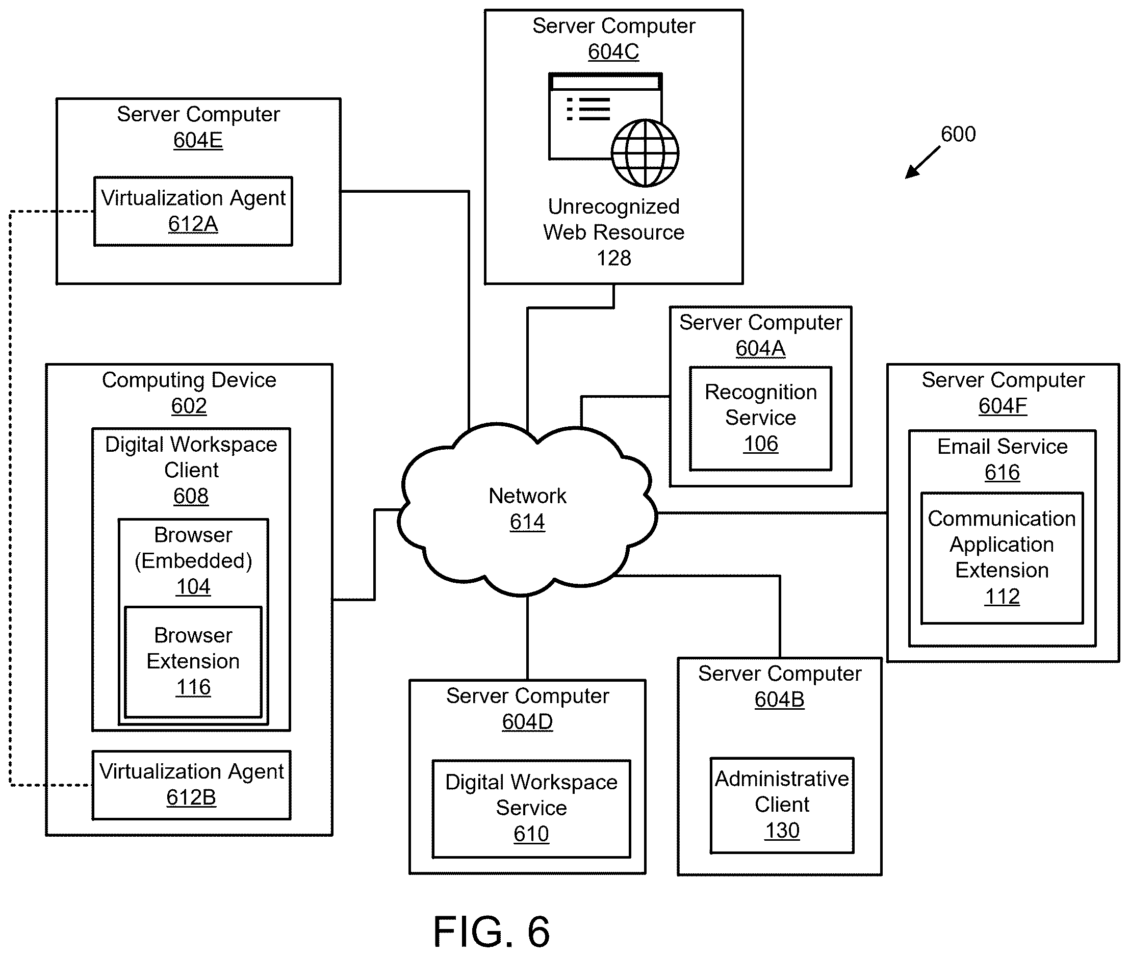 Patent US12615291 Figure 11 – Web resource recognition