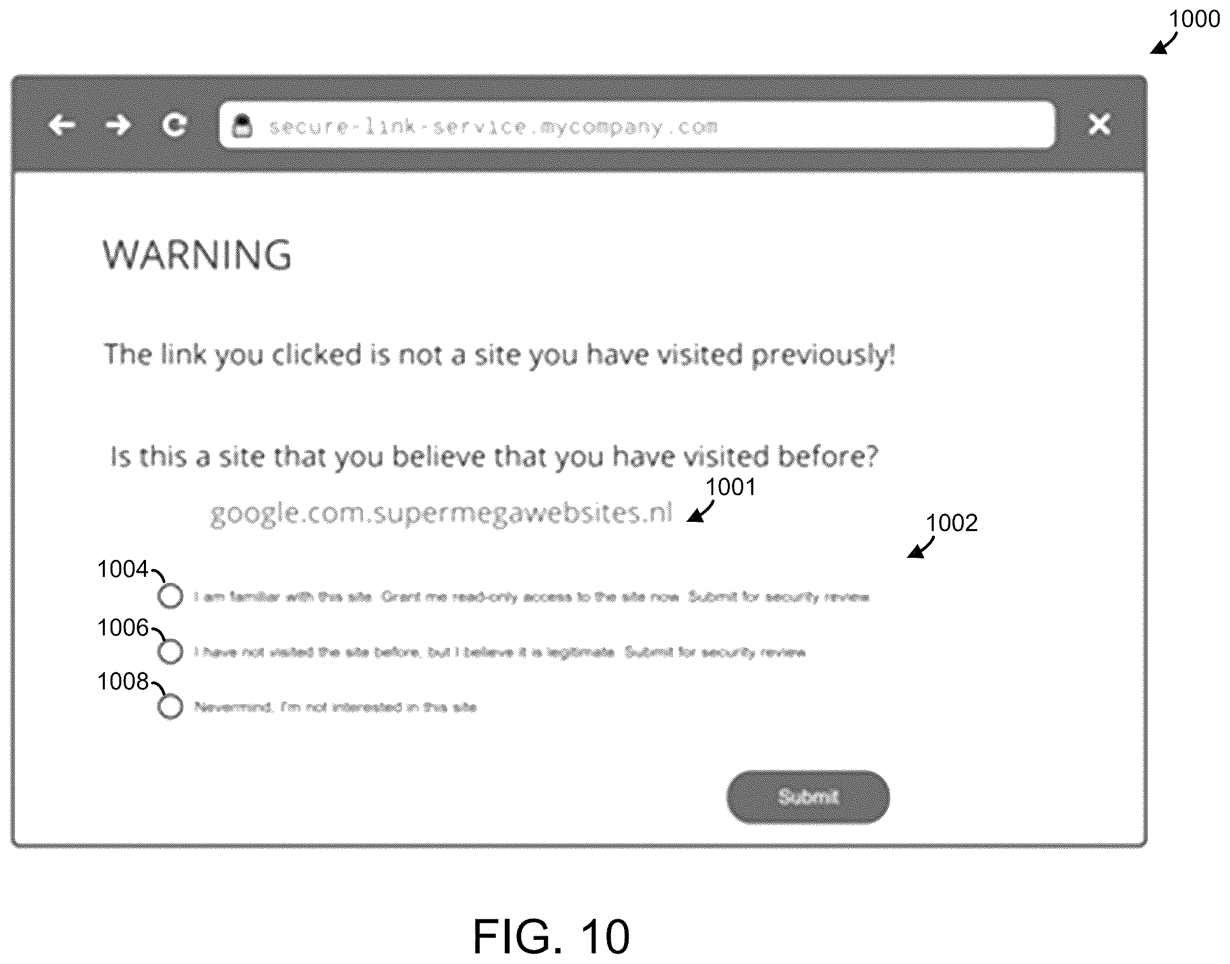Patent US12615291 Figure 15 – Web resource recognition