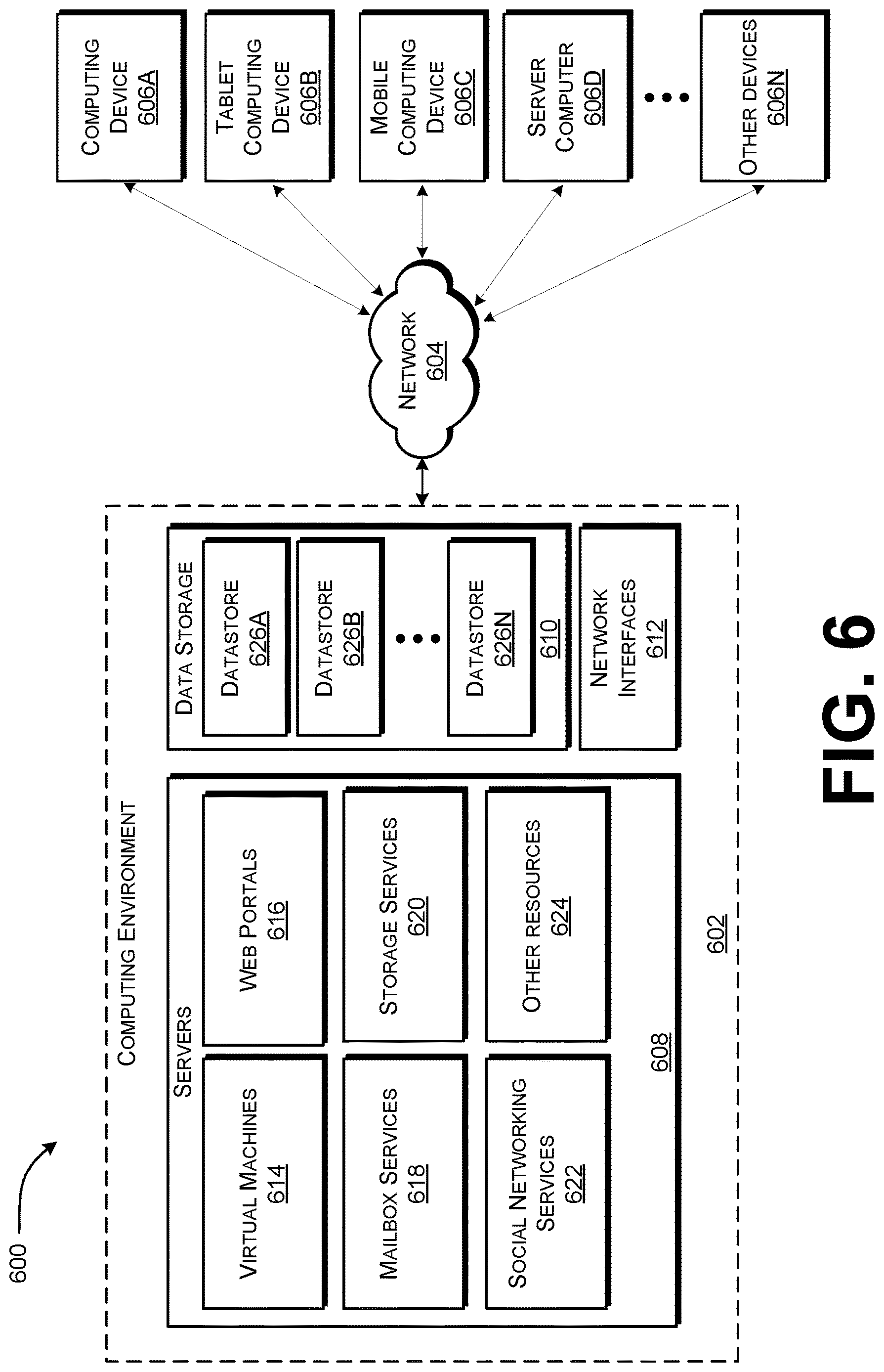 Patent US12615296 Figure 8 – Dynamic updates to cloud access policies
