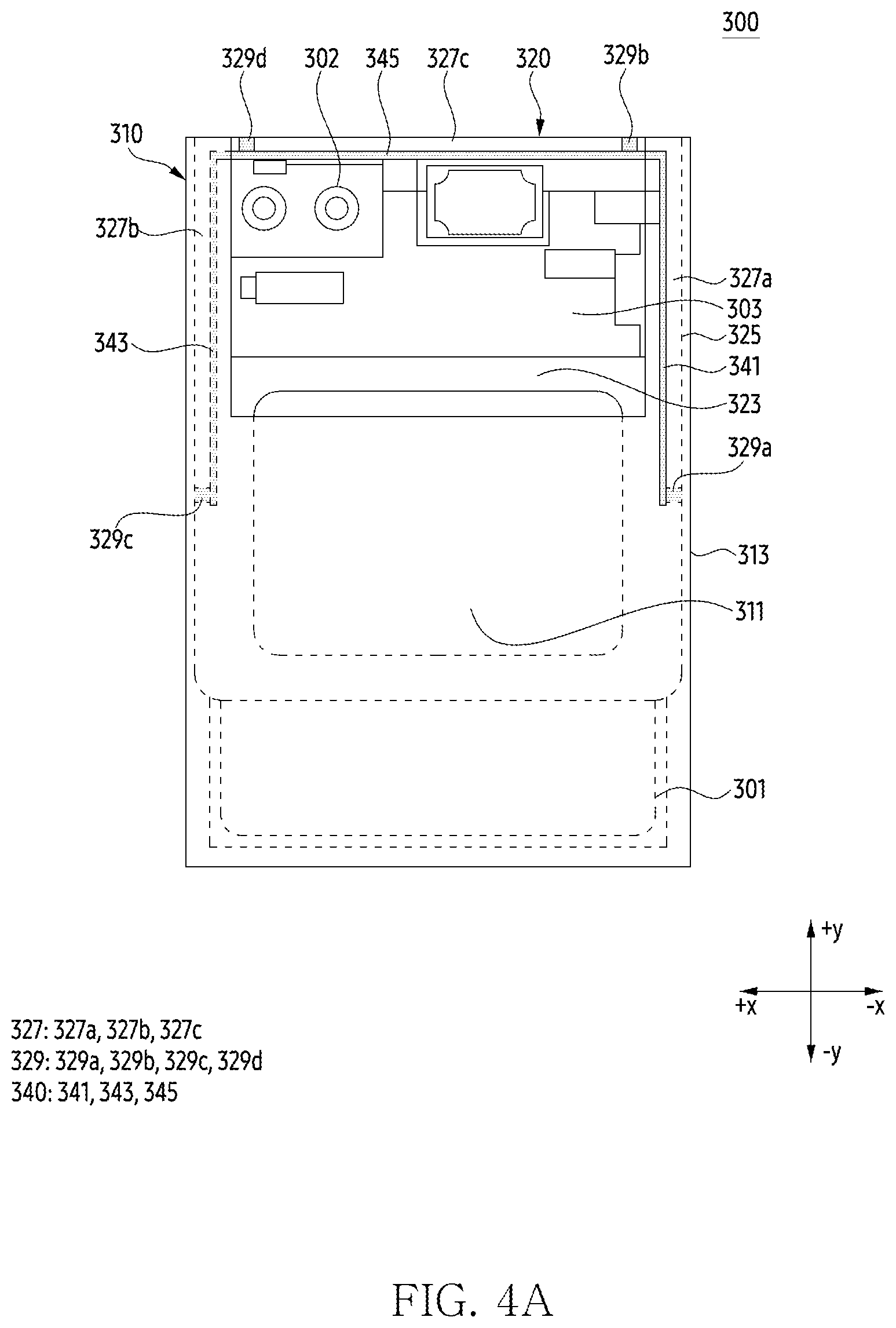 Patent US12615324 Figure 5 – Electronic device including antenna