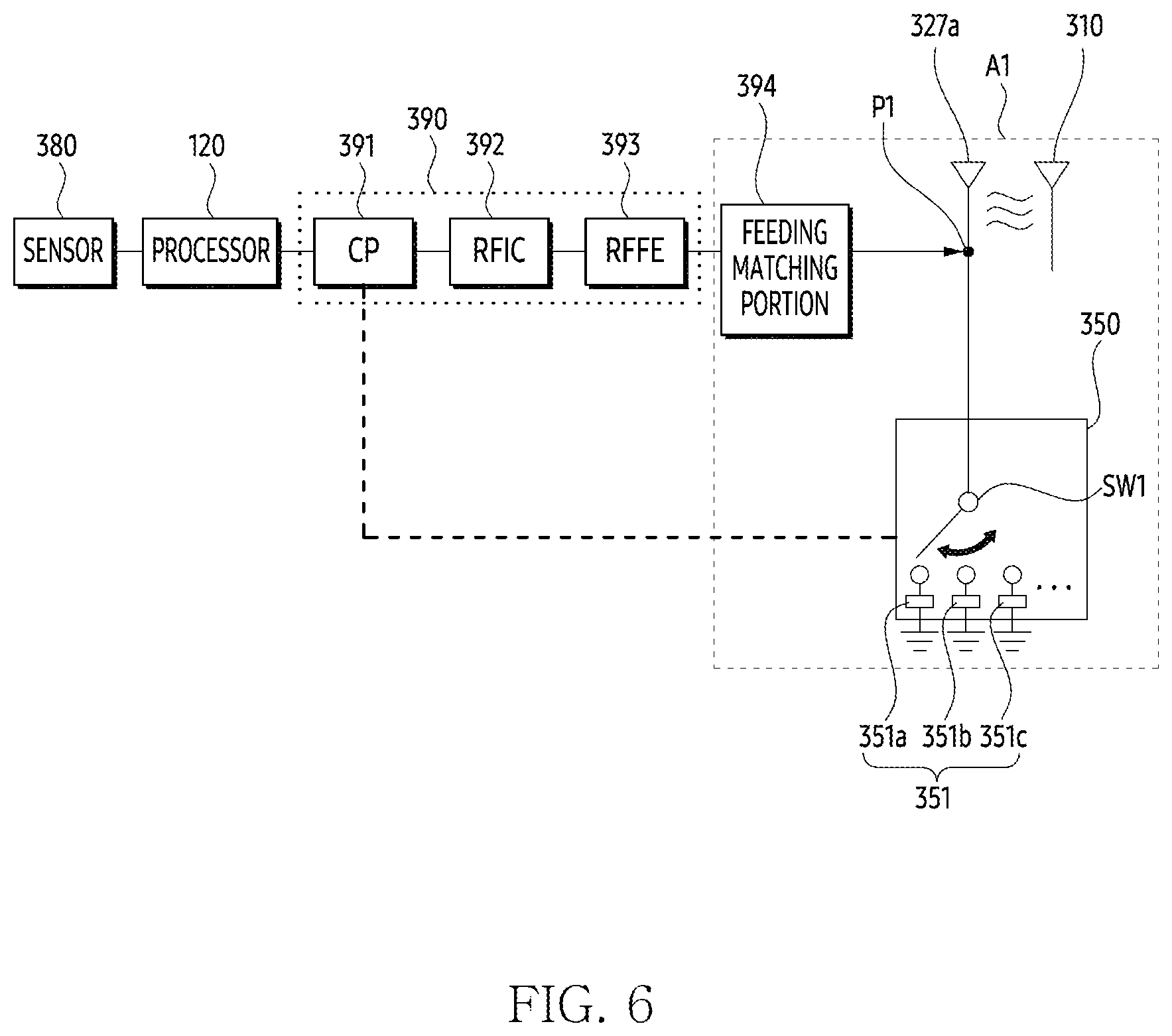 Patent US12615324 Figure 13 – Electronic device including antenna