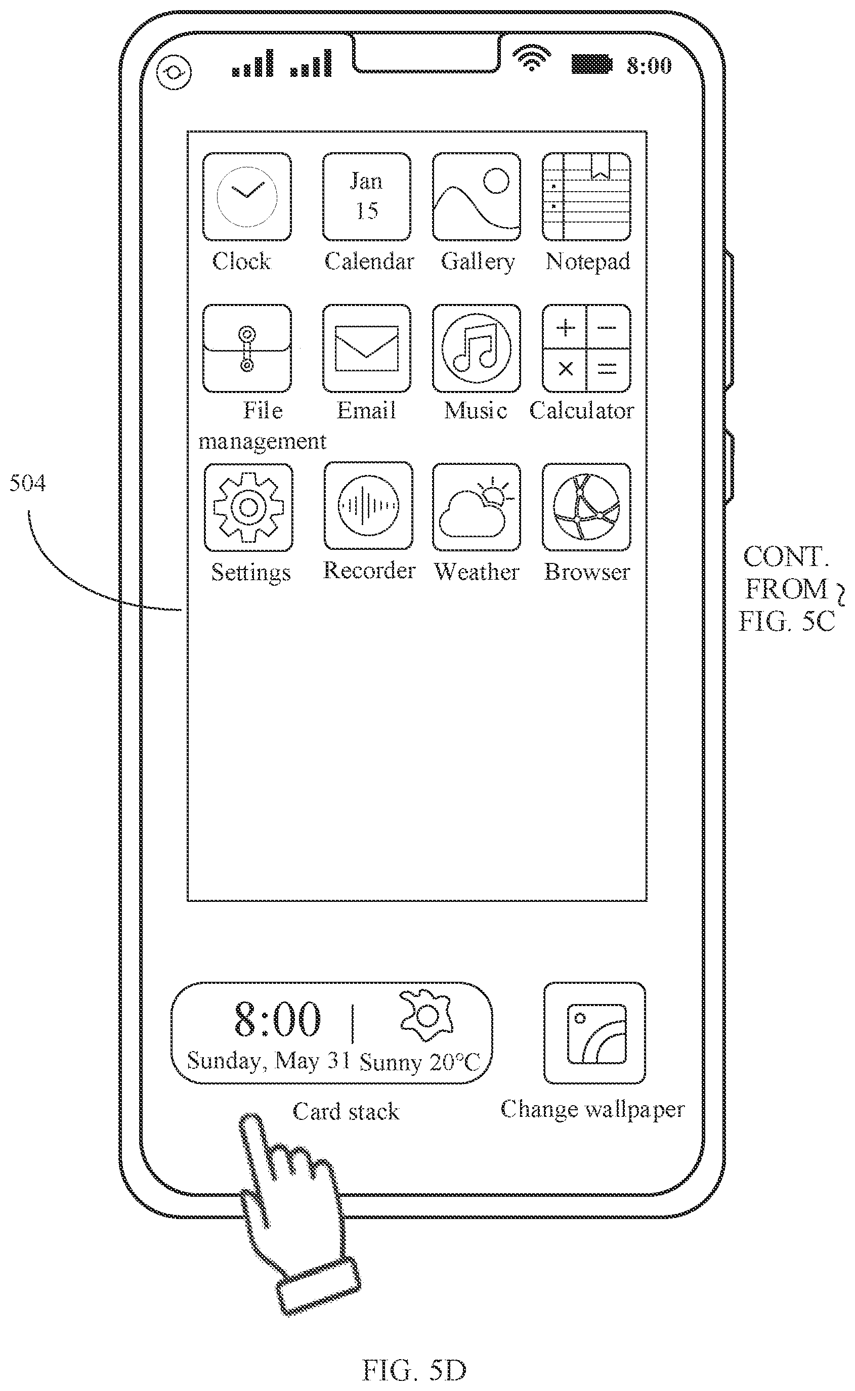 Patent US12615328 Figure 11 – Notification message display method and electronic device