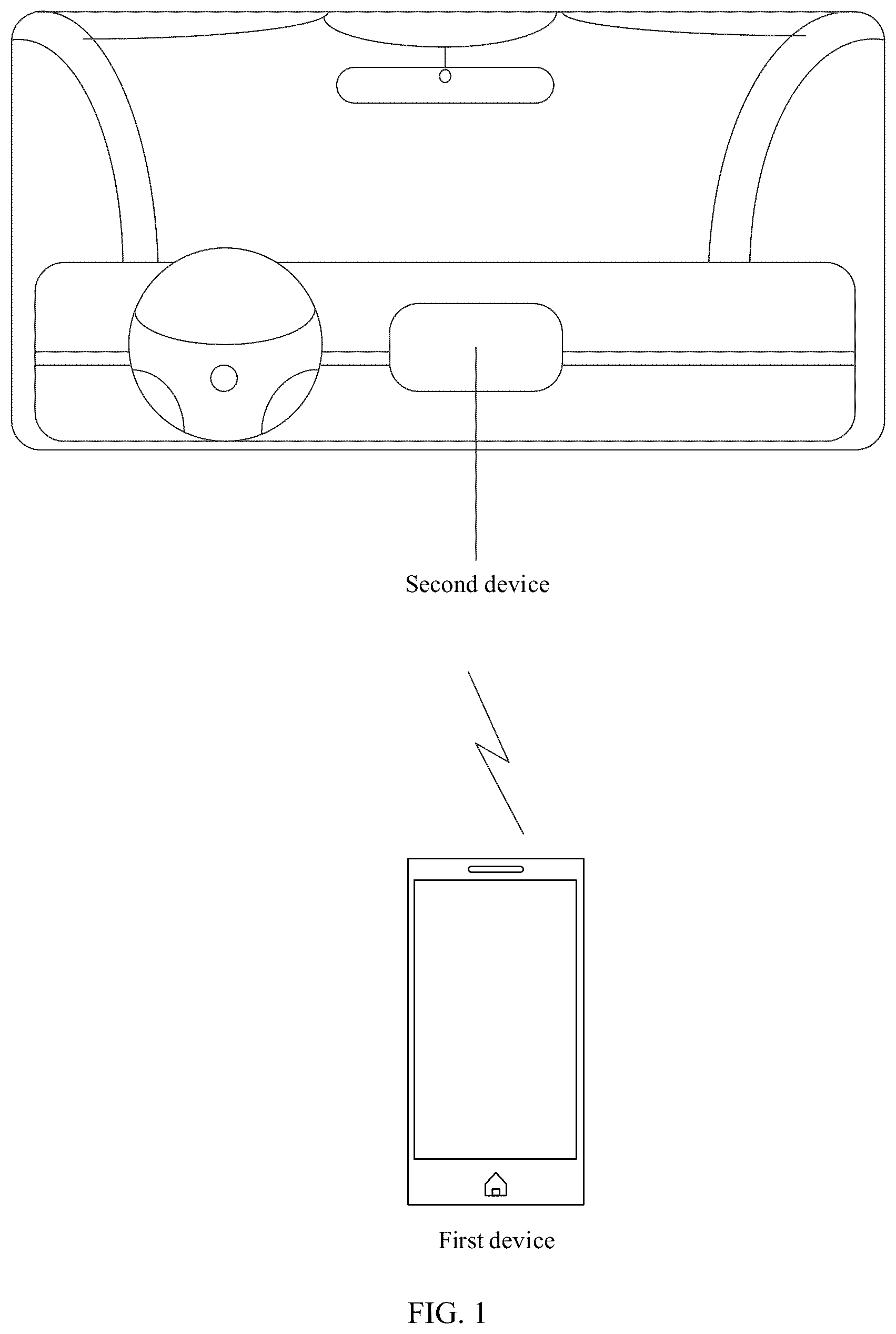 Patent US12615329 — Function conflict processing method and apparatus, electronic device, and readable storage medium — Figure 1