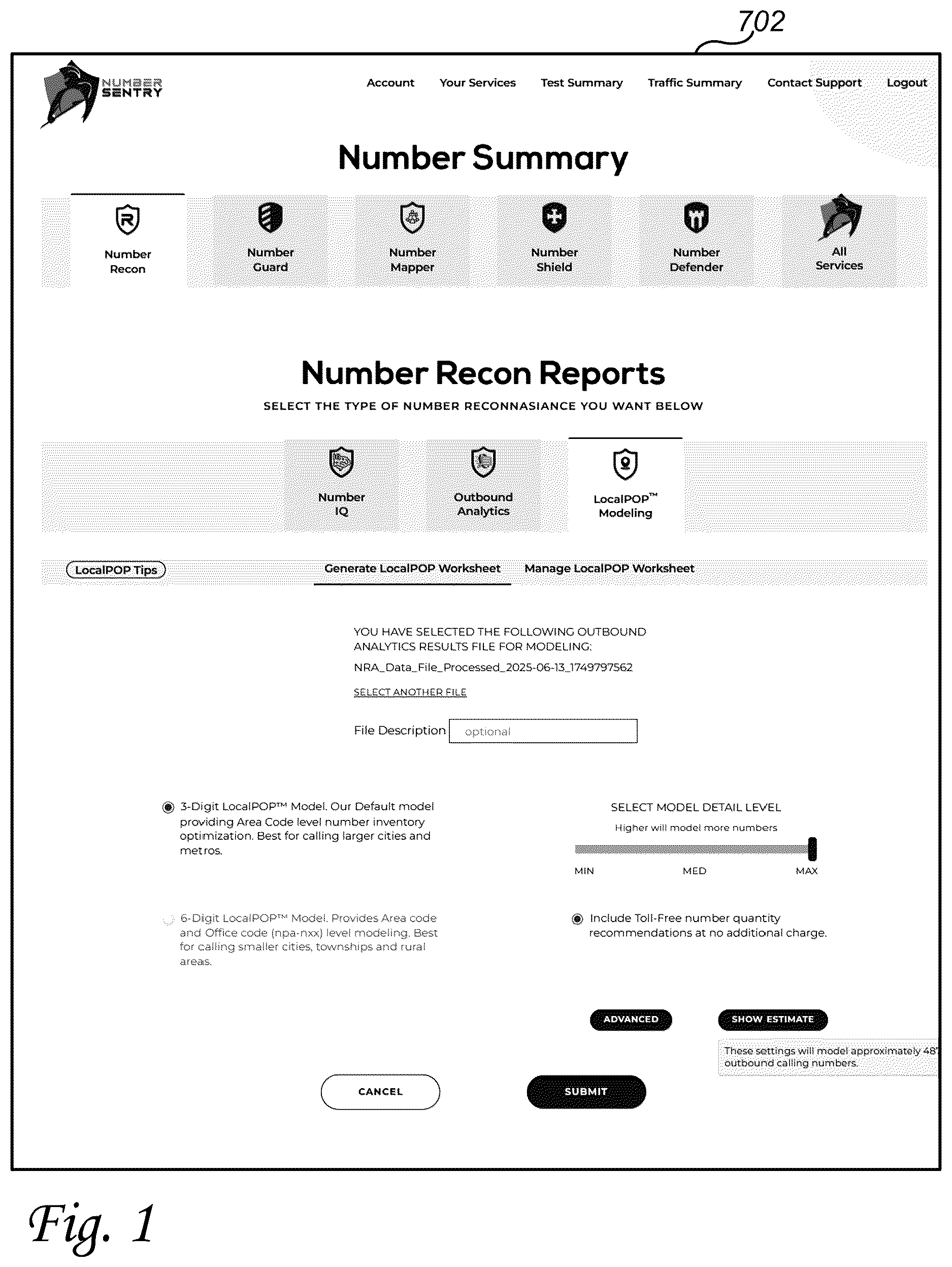 Patent US12615334 Figure 1 – Systems and methods for allocating originating calling party identifiers across telecommunications service boundaries