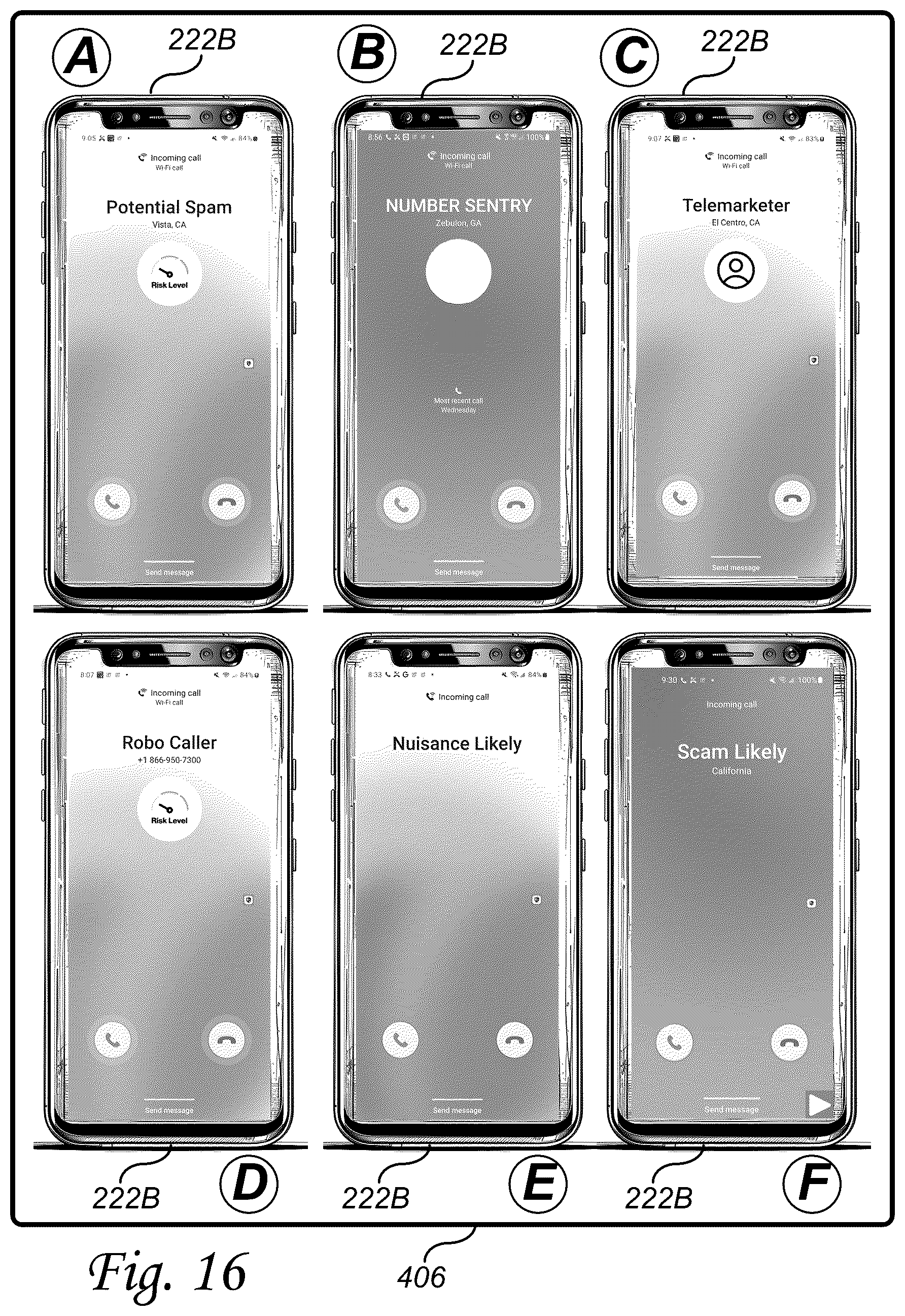 Patent US12615334 Figure 16 – Systems and methods for allocating originating calling party identifiers across telecommunications service boundaries