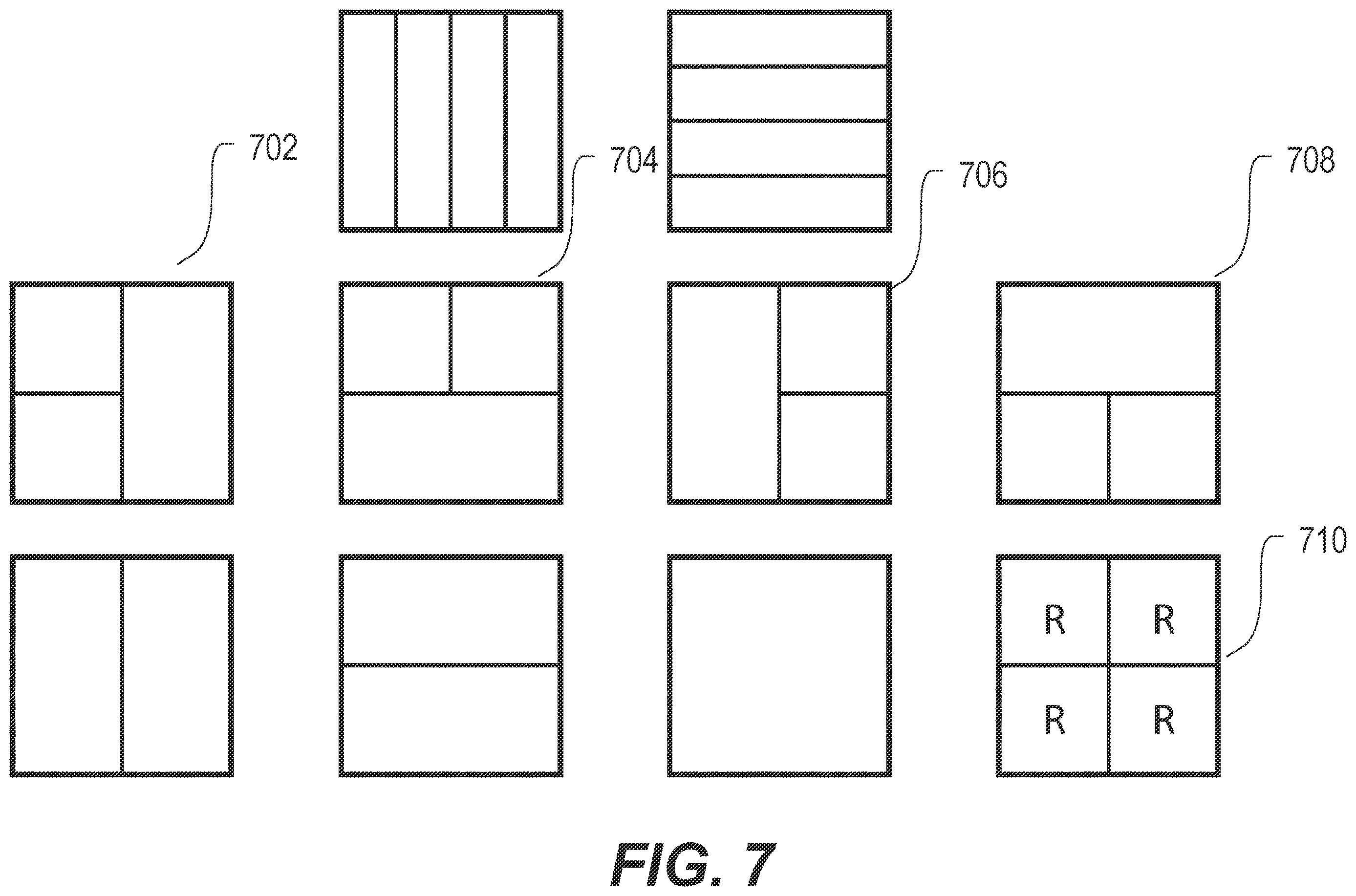Patent US12615384 Figure 7 – Explicit signaling for block based adaptive weighting factors
