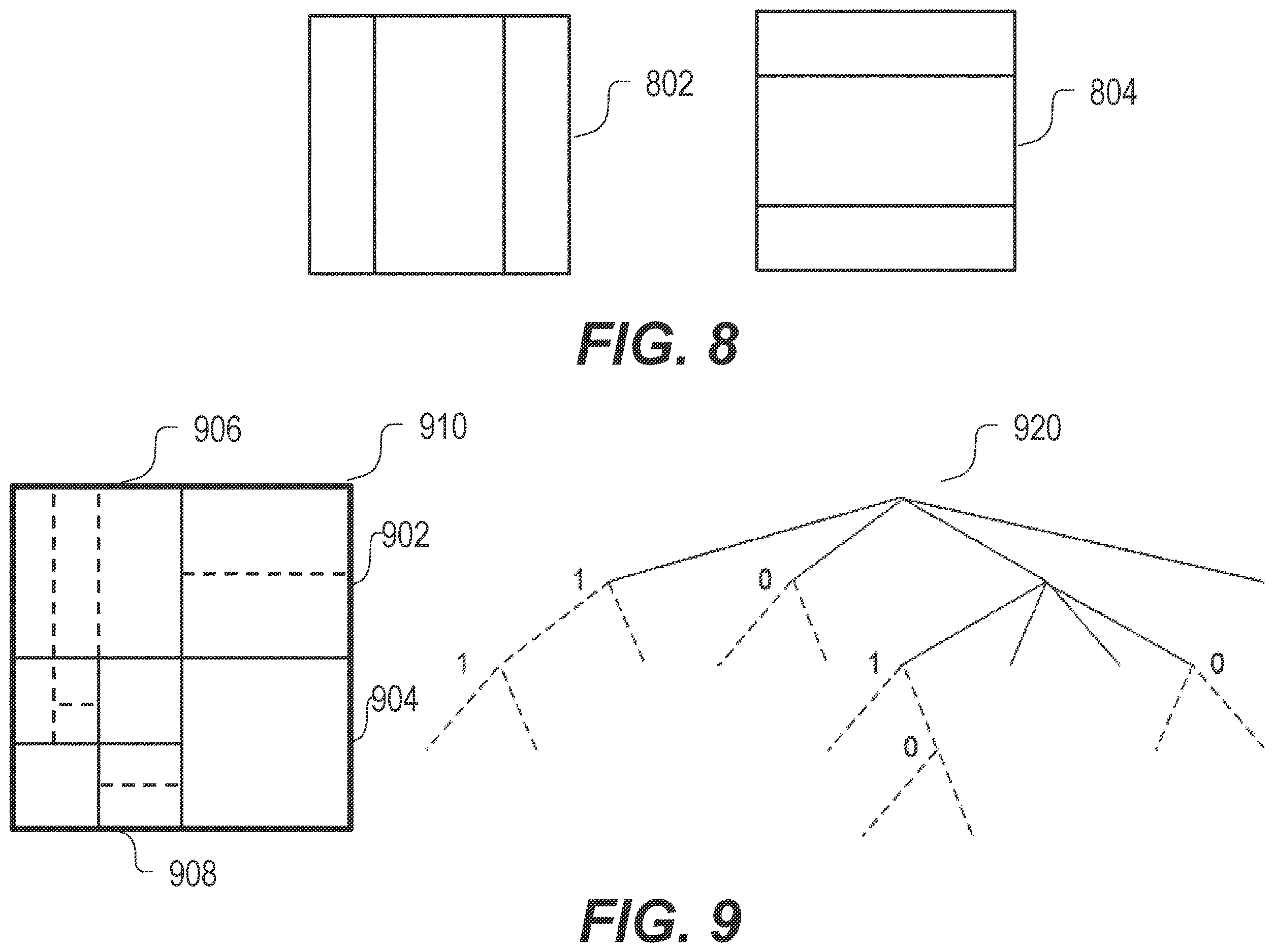 Patent US12615384 Figure 8 – Explicit signaling for block based adaptive weighting factors