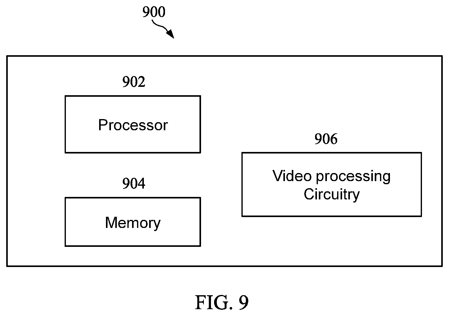 Patent US12615388 Figure 8 – On boundary padding size in image/video coding