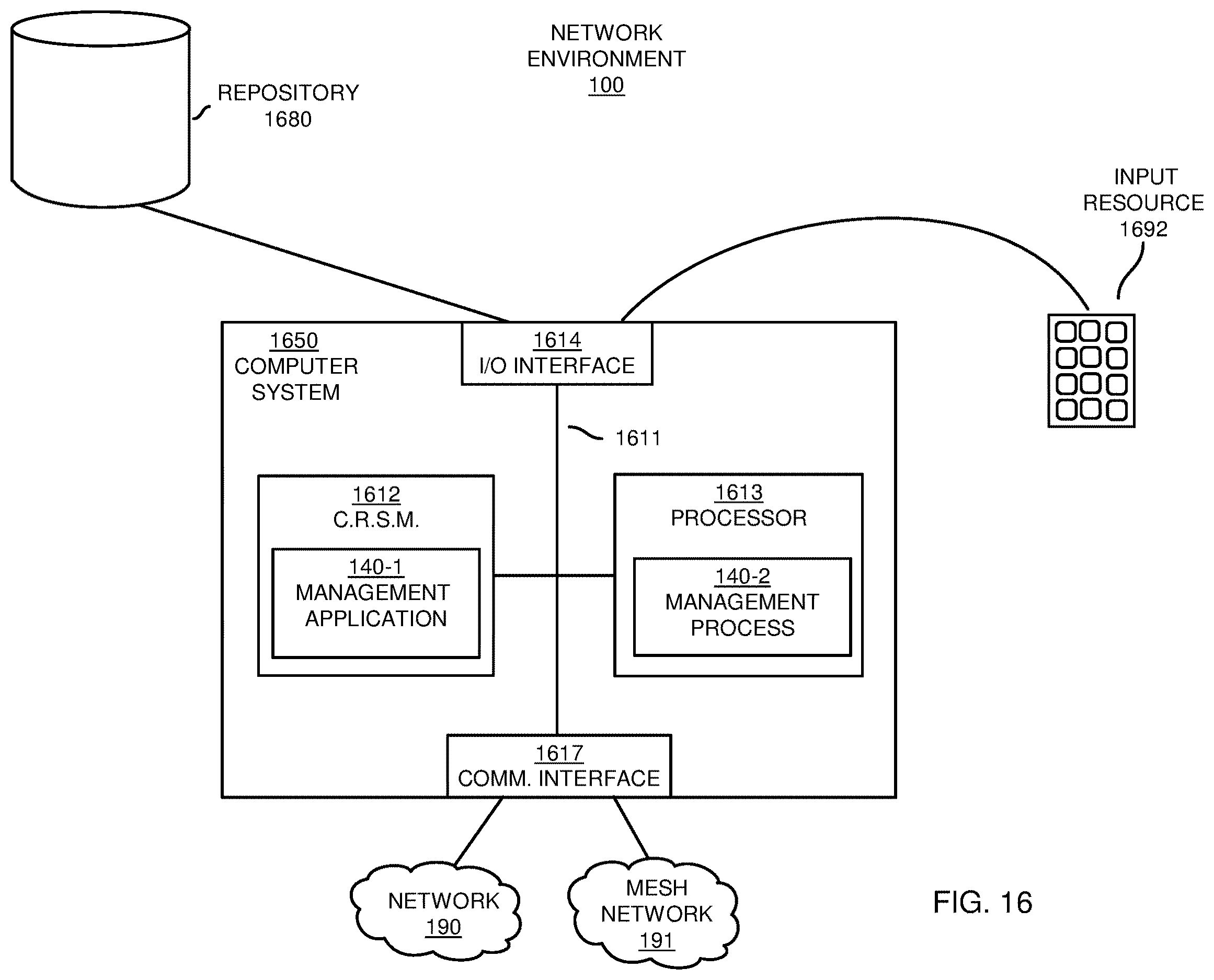 Patent US12615399 Figure 16 – Content distribution and mobile wireless mesh networks