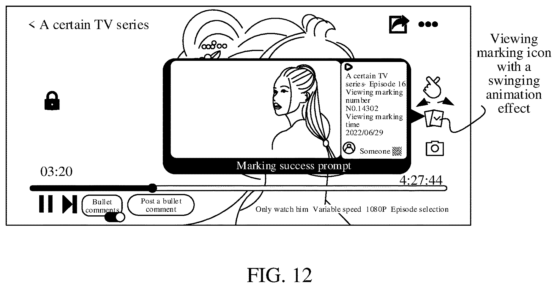 Patent US12615408 Figure 9 – Video-based interaction method and apparatus, computer device, and storage medium