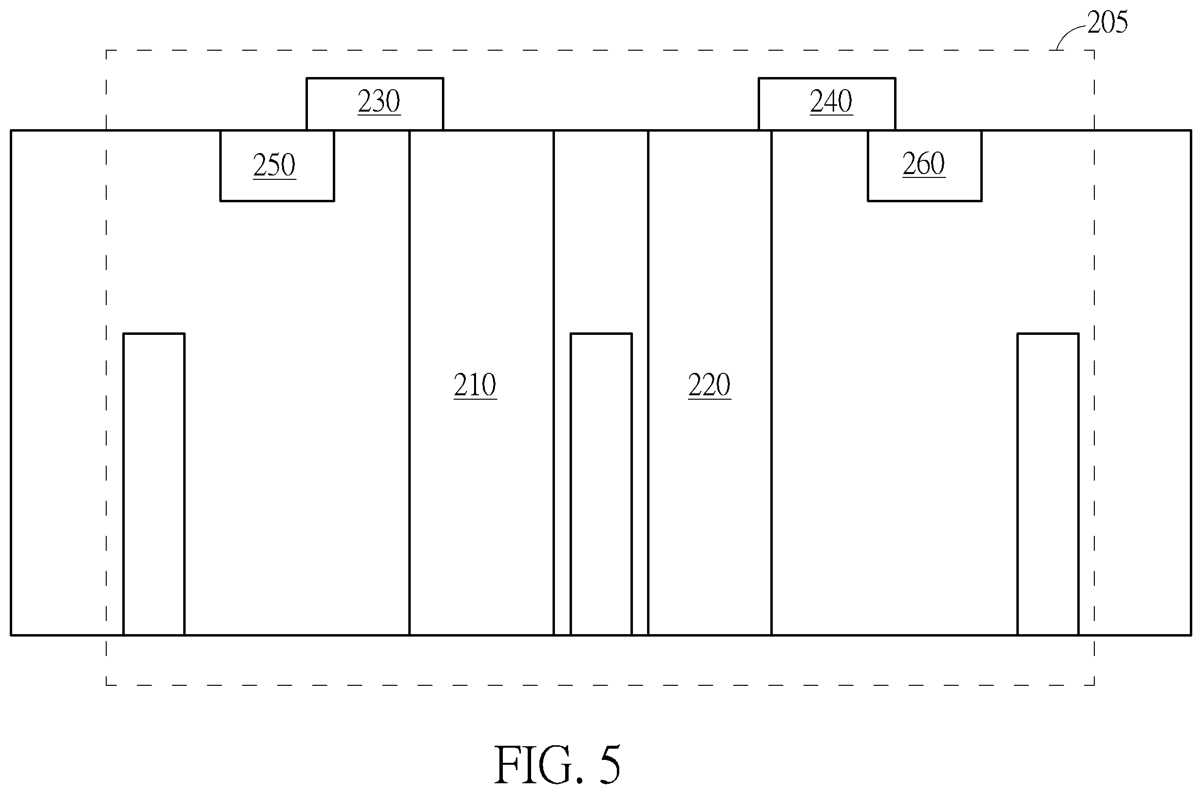Patent US12615448 Figure 5 – White-infra-red image sensor having unit pixel with vertically stacked arrangement of photoelectric conversion regions