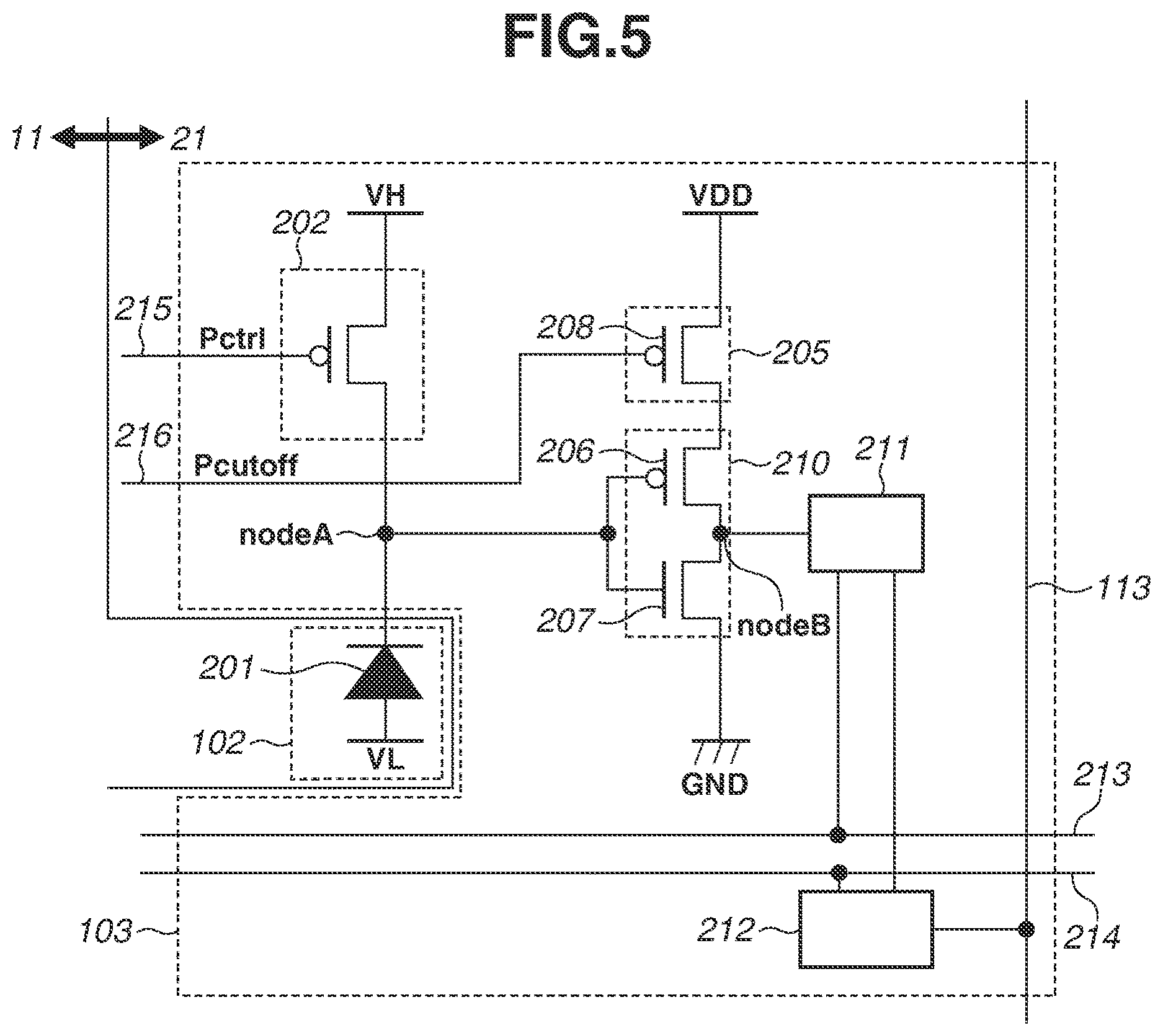 Patent US12615452 Figure 5 – Photoelectric conversion device, photoelectric conversion system, and moving body