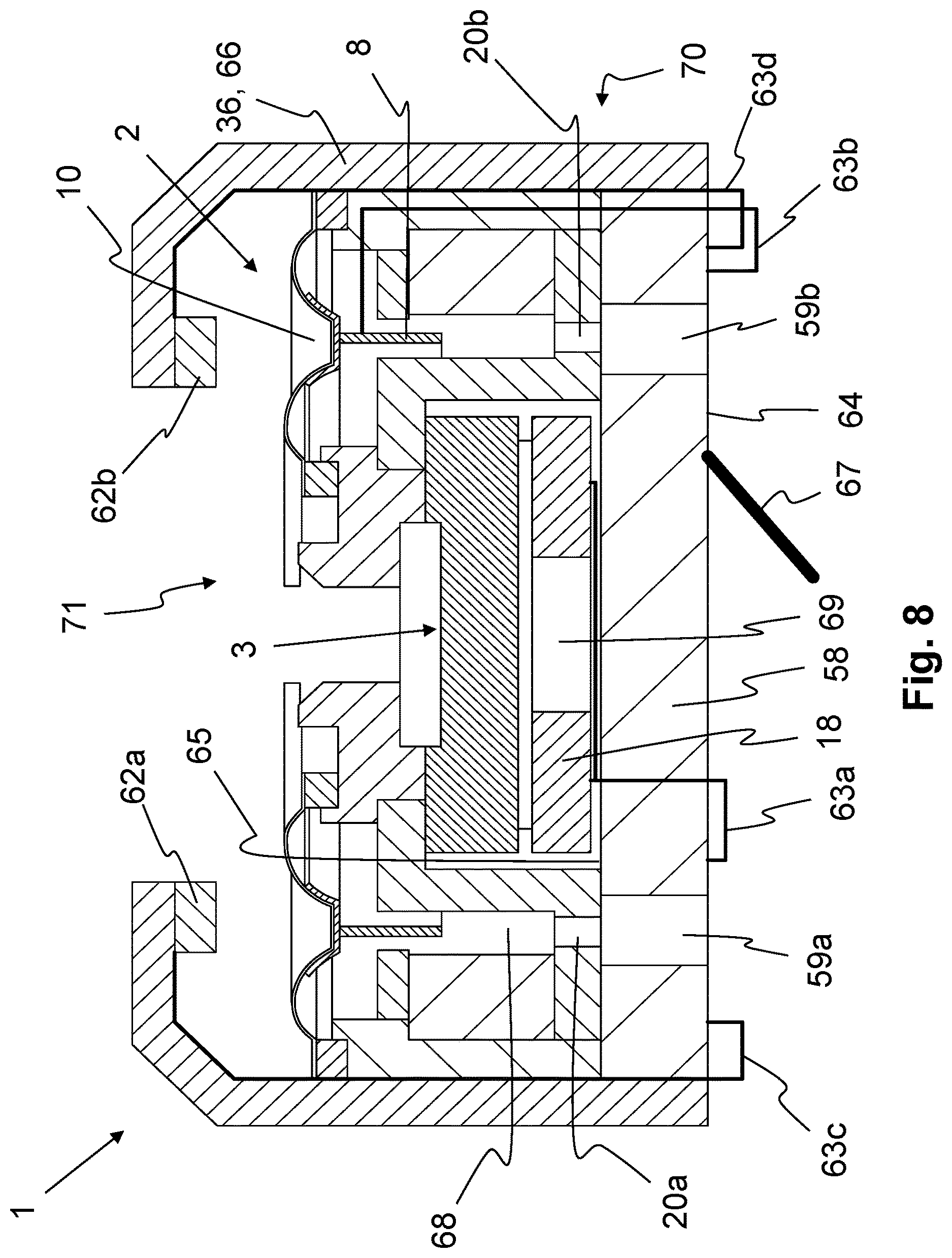 Patent US12615466 Figure 8 – Acoustic transducer unit